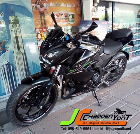 รุ่นใหญ่มาแล้ว Kawazaki Z250 (2สูบ) รถปี 57 สภาพอย่างสวย ใช้งานน้อยวิ่งเพิ่งจะแตะหมื่นโล เครื่องดีเงียบๆ แน่นๆ เริ่งติดมือรอบมาดีมาก