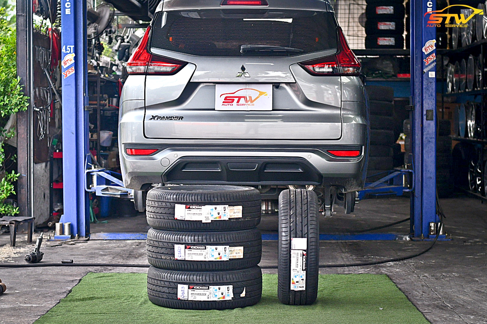 ยาง YOKOHAMA ADVAN dB E70 205/55R16 91V ติดตั้งใส่ MITSUBISHI XPANDER