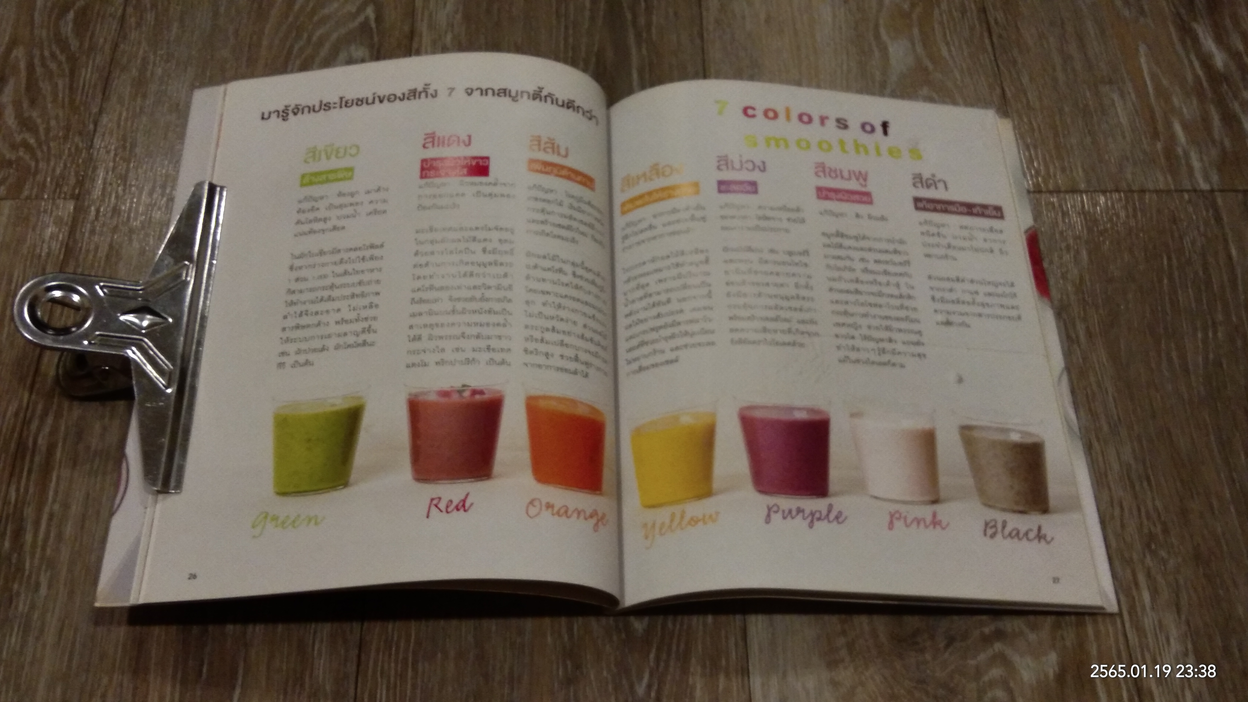 สมูทตี้หลากสี เคล็ดลับหุ่นสวยใน 2 สัปดาห์ / ซูซูกิ อาซามิ