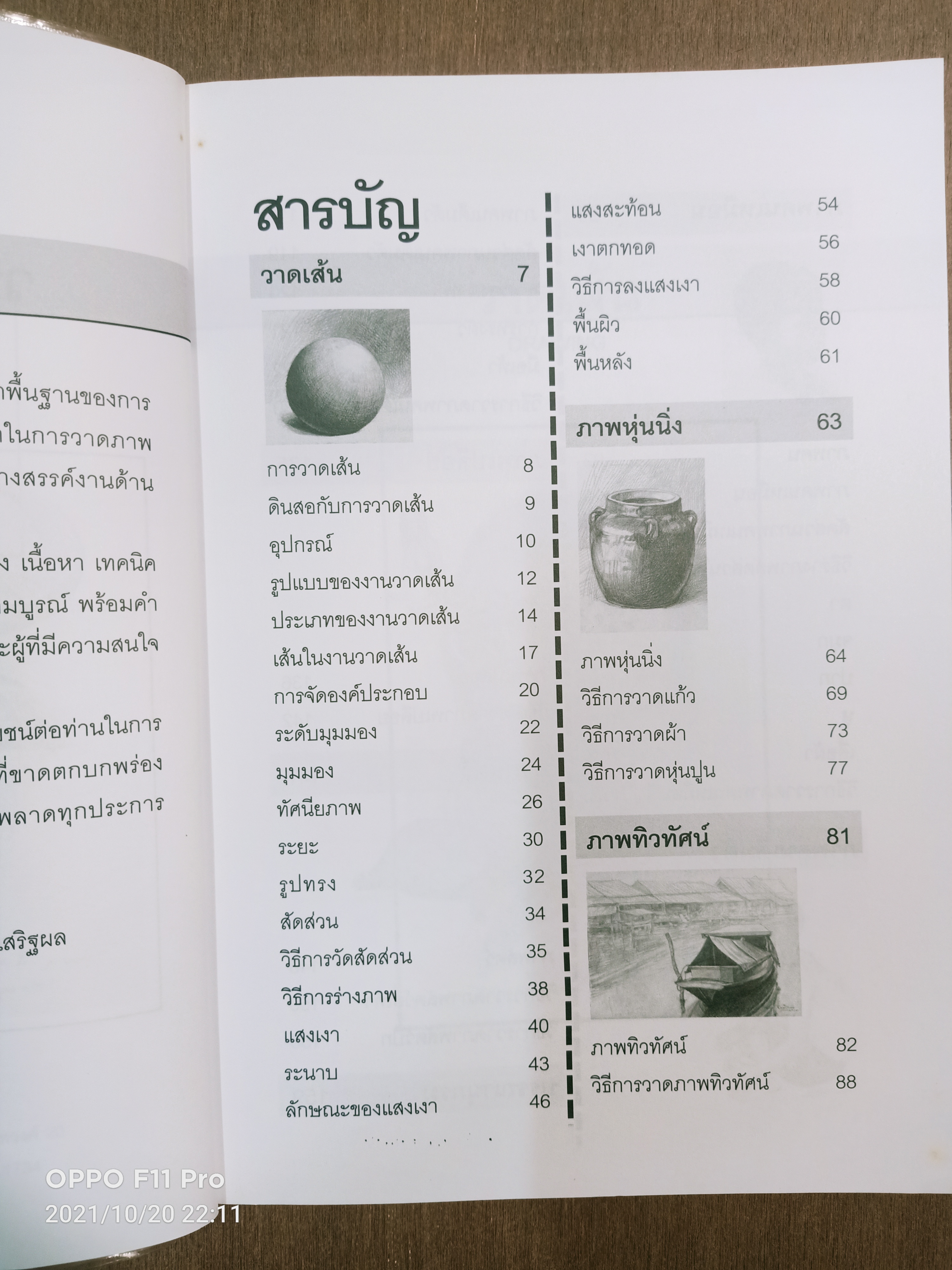 วาดเส้นด้วยดินสอ พื้นฐานการวาดภาพ 1 / พิษณุ ประเสริฐผล