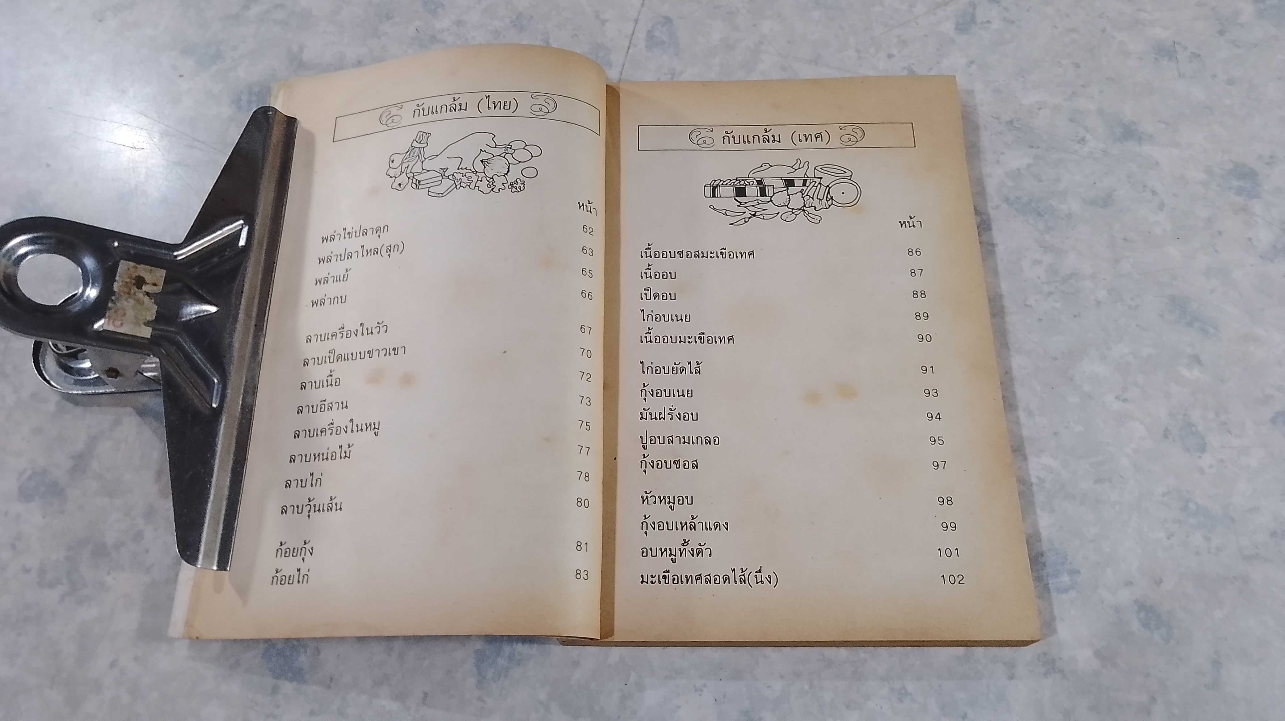 ตำรากับแกล้ม และ อาหารว่าง / กลุ่มแม่บ้านพัฒนา