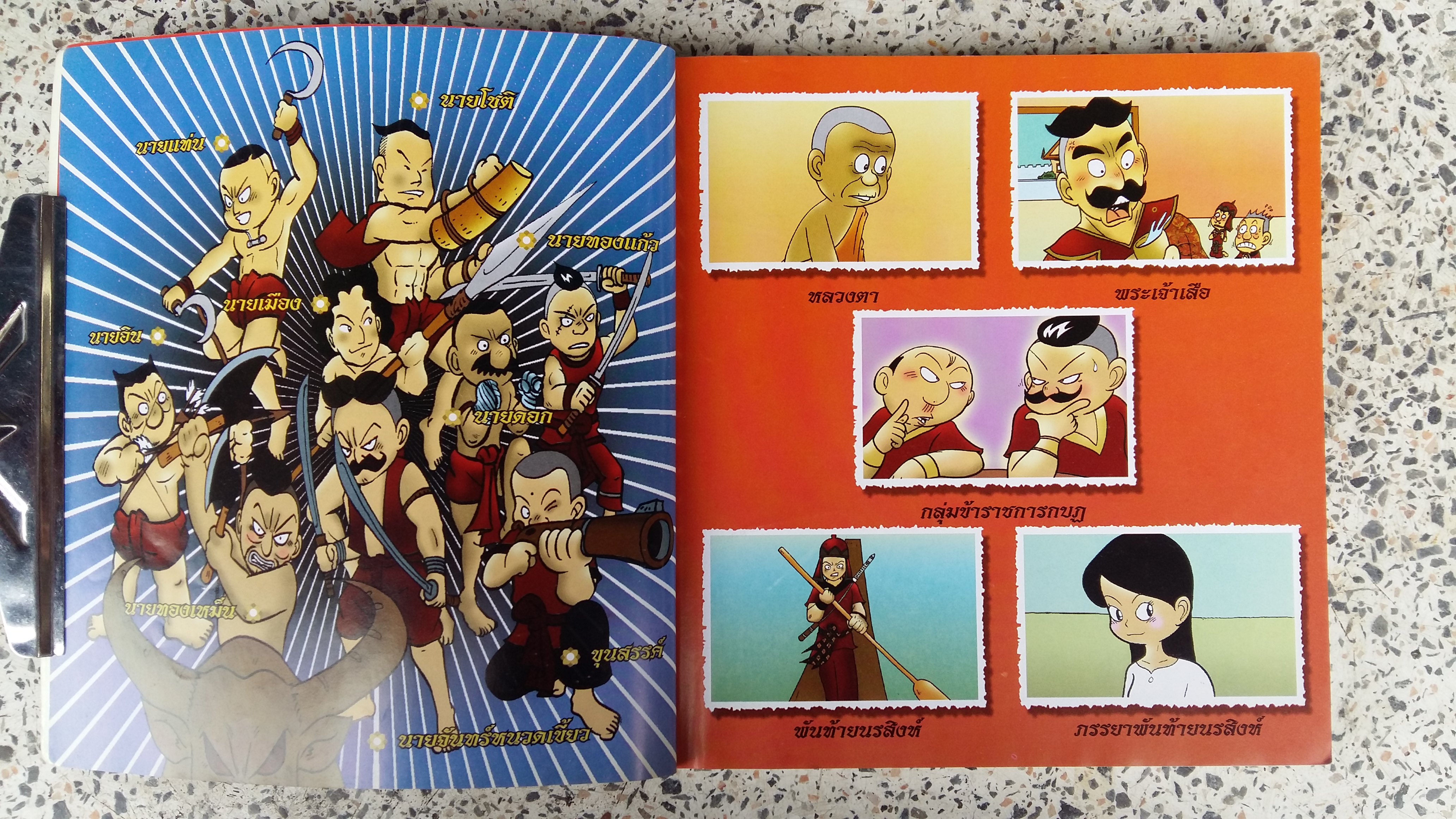 วีรชนคนไทย / ฉบับการ์ตูน