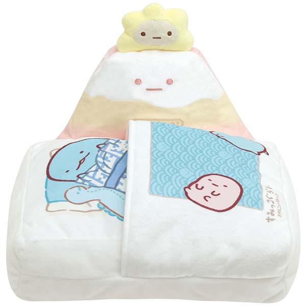 หมอนเล็ก/ตุ๊กตา Sumikko Gurashi - Hotel New Sumikko Morning Call Komakura ขนาด 22 x 25 x 24 ซม. นุ่มนิ่ม ไว้วางเป็นเตียงตุ๊กตา หรือไว้แอบงีบได้