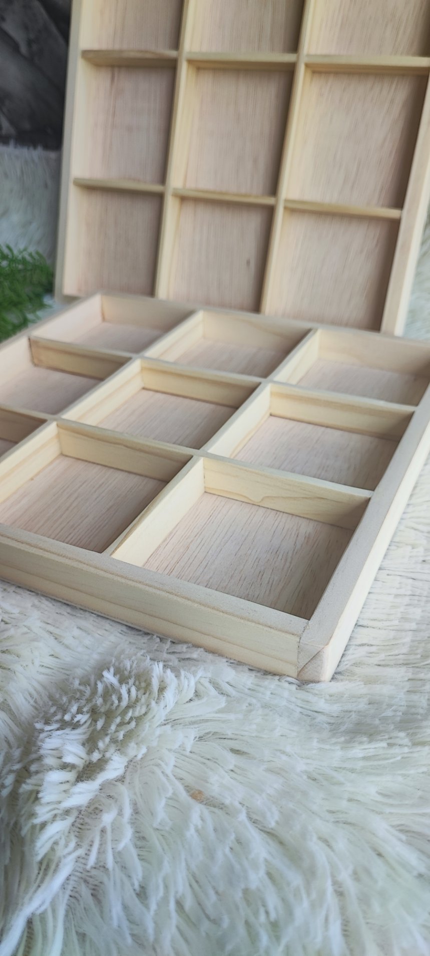 งานถาดไม้สน