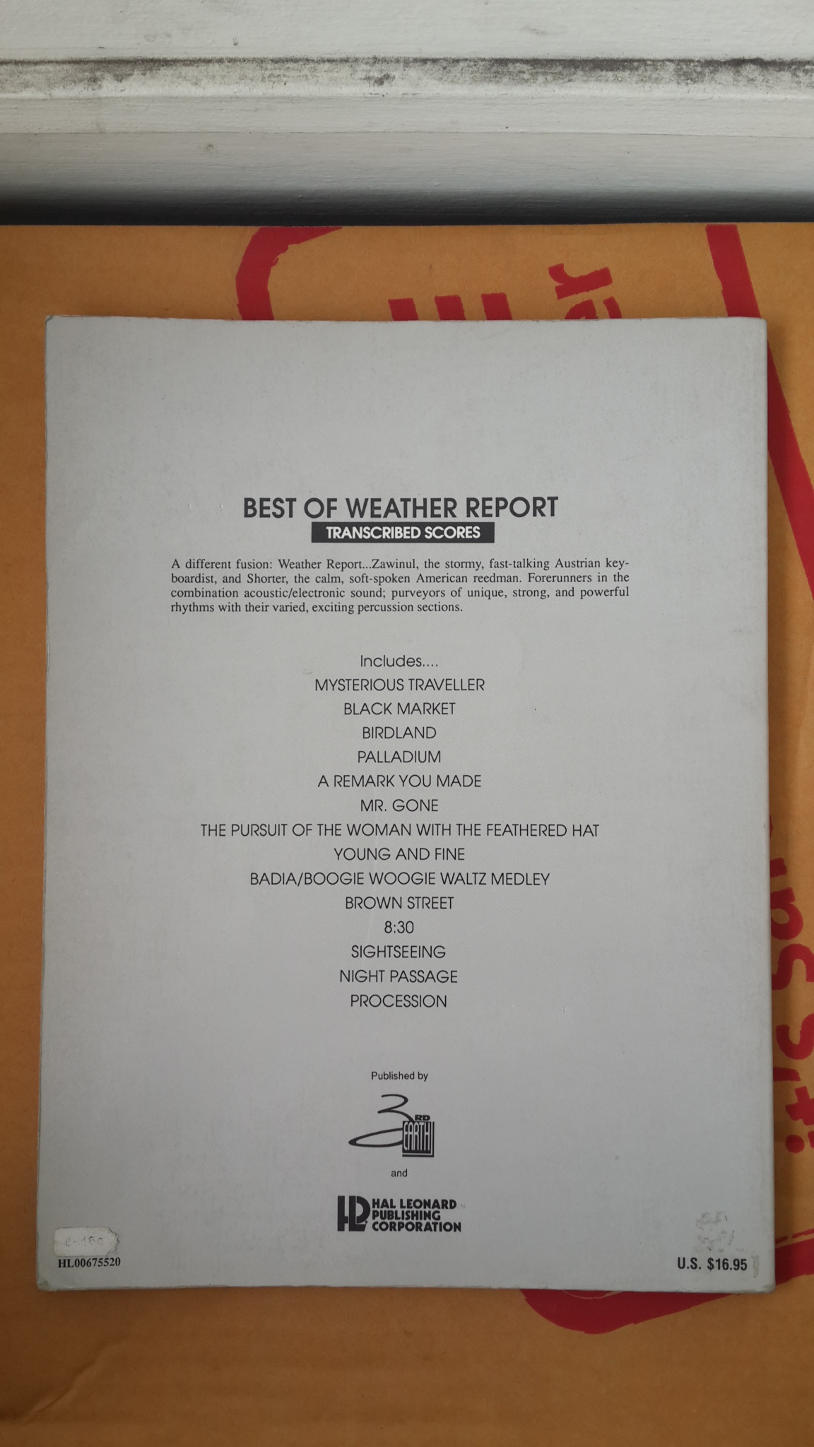 BEST OF WEATHER REPORT / Transcribed Scores