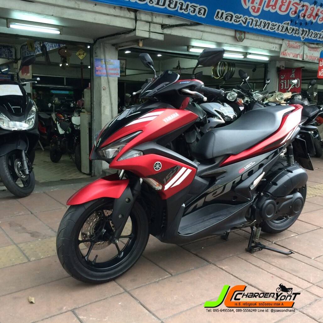 *โปรแรงดาวน์ 3900* ไม่รวมประกันรถหาย กับ Yamaha Aerox155 จดทะเบียนปลายปี60 สภาพเดิมทั้งคัน เครื่องดีเดิมแน่นๆ ขี่นิ่มศูนย์ตรง ชุดสีสวยแท้ทั้งคัน