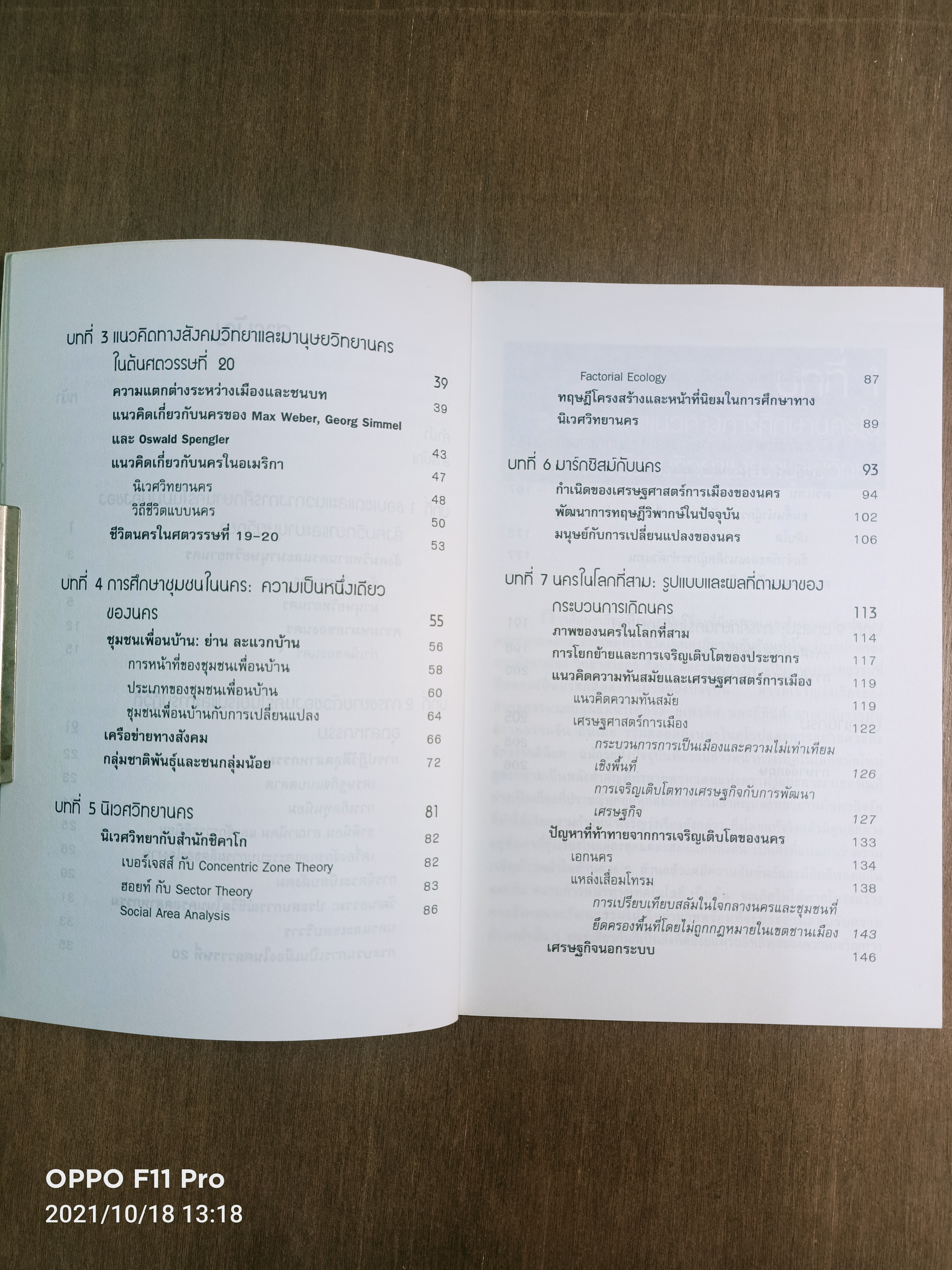 สังคมวิทยา และมานุษยวิทยานคร / ปรีชา คุวินทร์พันธ์ุ