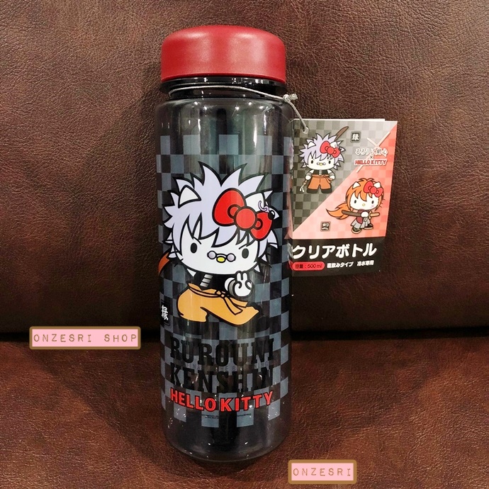 กระบอกน้ำ Rurouni Kenshin x Hello Kitty (Limited) ขนาด 19.5 x 6.5 ซม. ความจุ 500 ml
