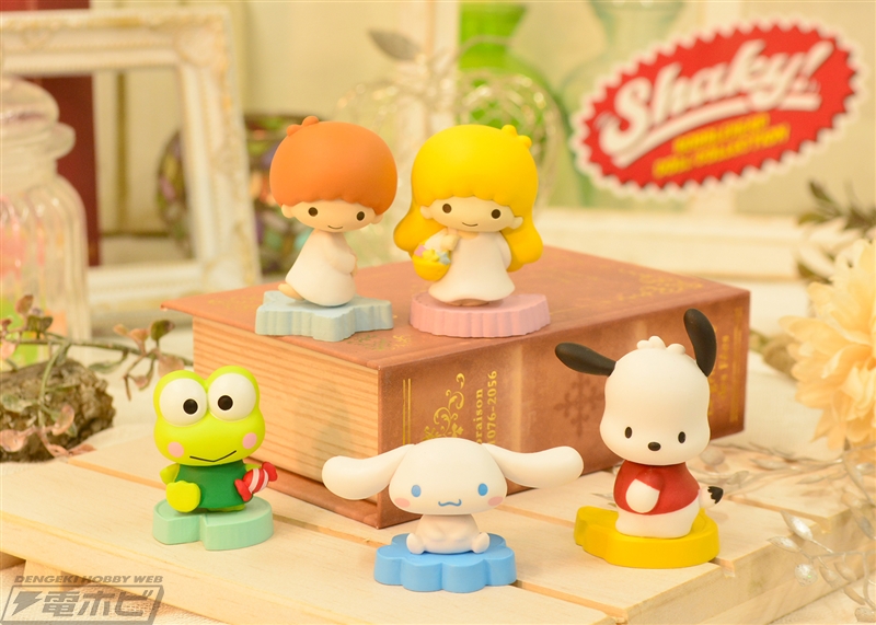 Shaky ! Sanrio Bobblehead Doll Collection Part 2 เป็นโมเดลแบบโยกได้ ตั้งได้ ขนาด 5.5 ซม. มี 5 แบบให้เลือก