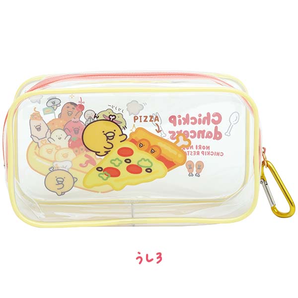 กระเป๋า Chickip Dancers - Nori Nori Chickip Restaurant Pen Pouch แบบใส ใส่เครื่องเขียนได้ ขนาด 10 x 18 x 6 ซม.