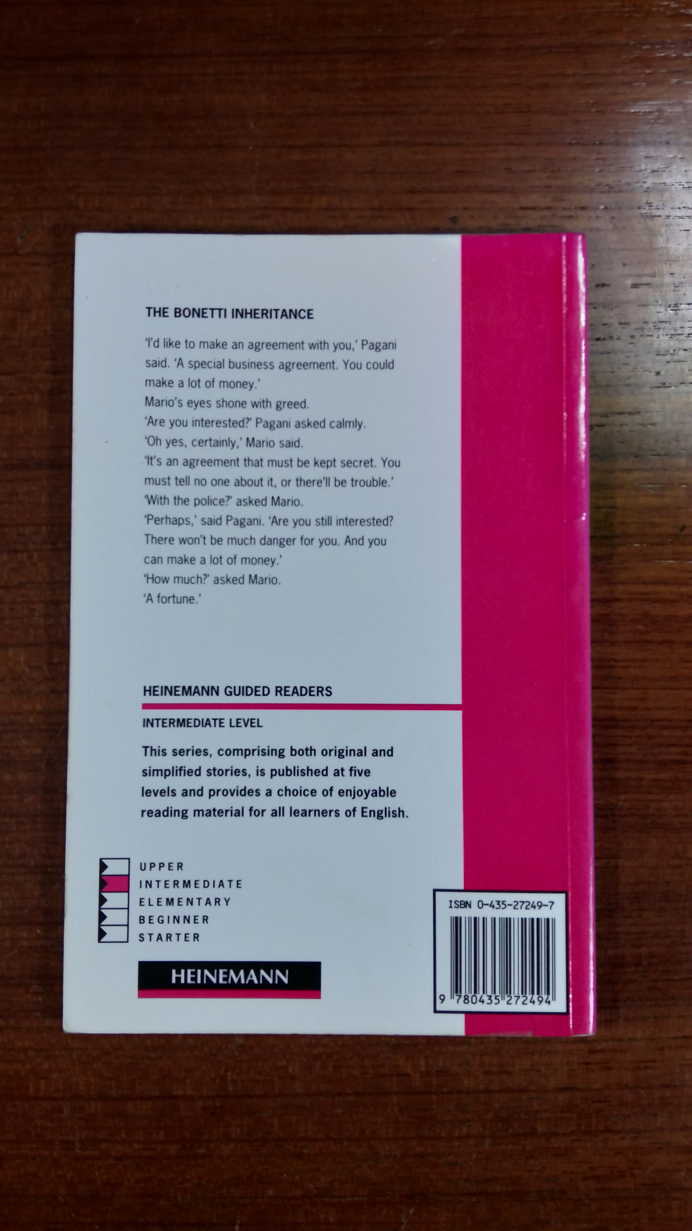 THE BONETTI INHERITANCE