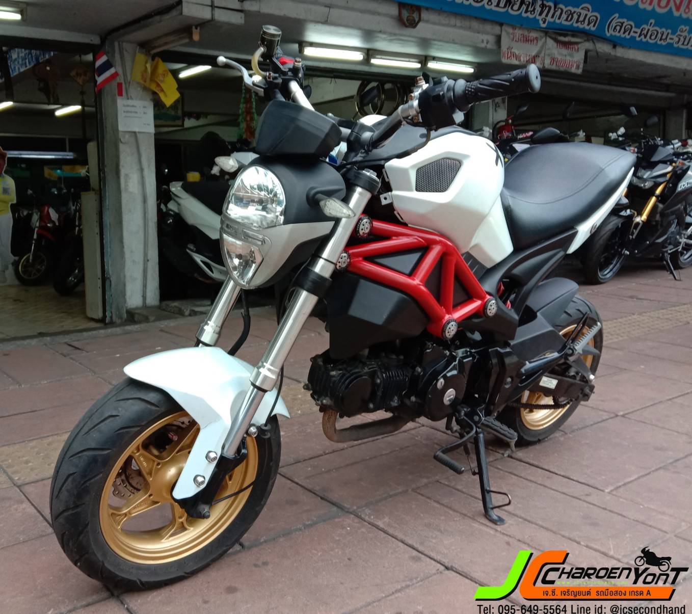 "จิ๋วแต่แจ๋ว" รถบ้านแท้มือเดียว GPX DEMON125 จดทะเบียนปี59 สภาพพร้อมใชงาน ไมล์น้อยหมื่นกว่าโลแท้