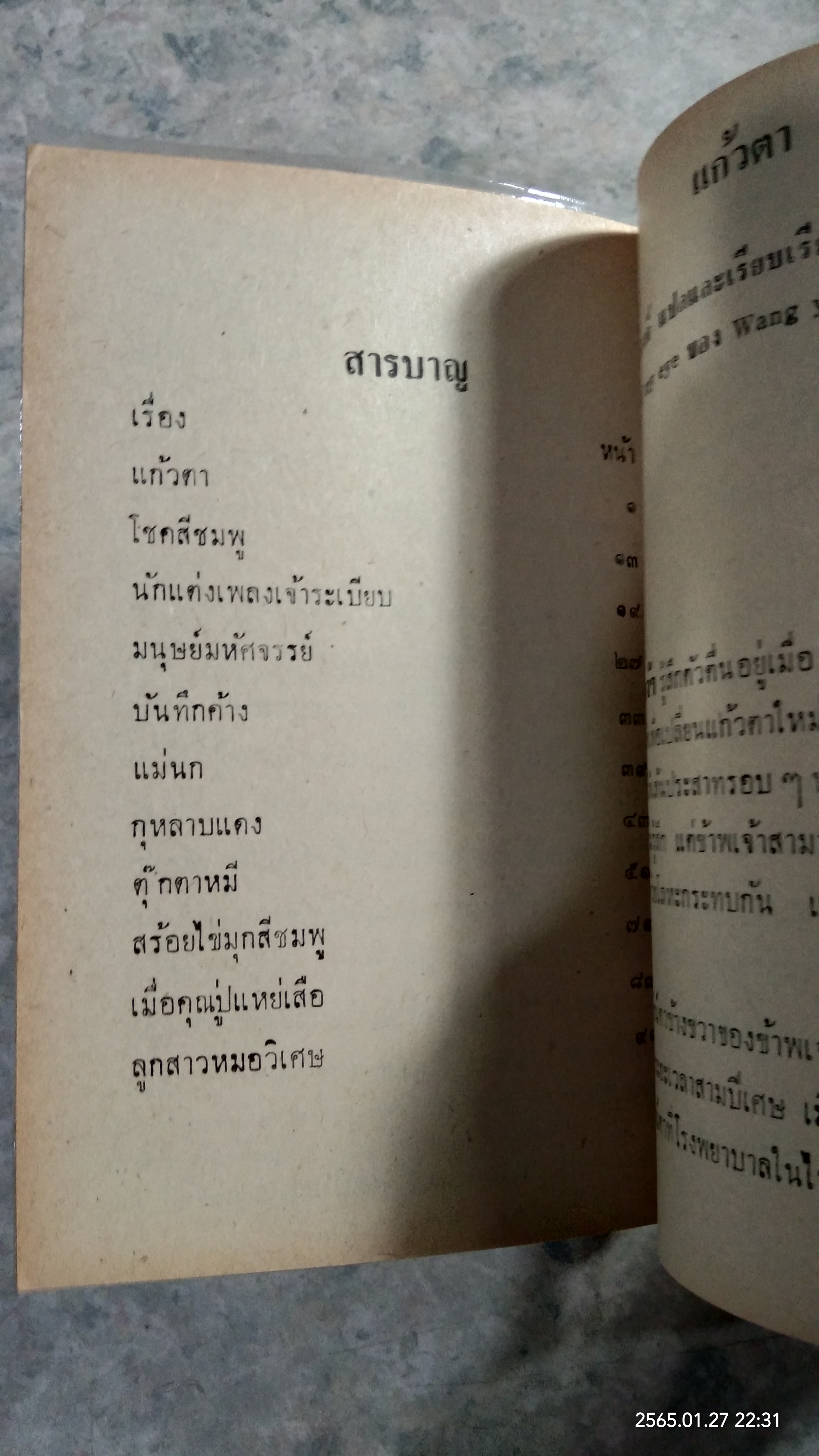 แก้วตา / อ.สนิทวงศ์