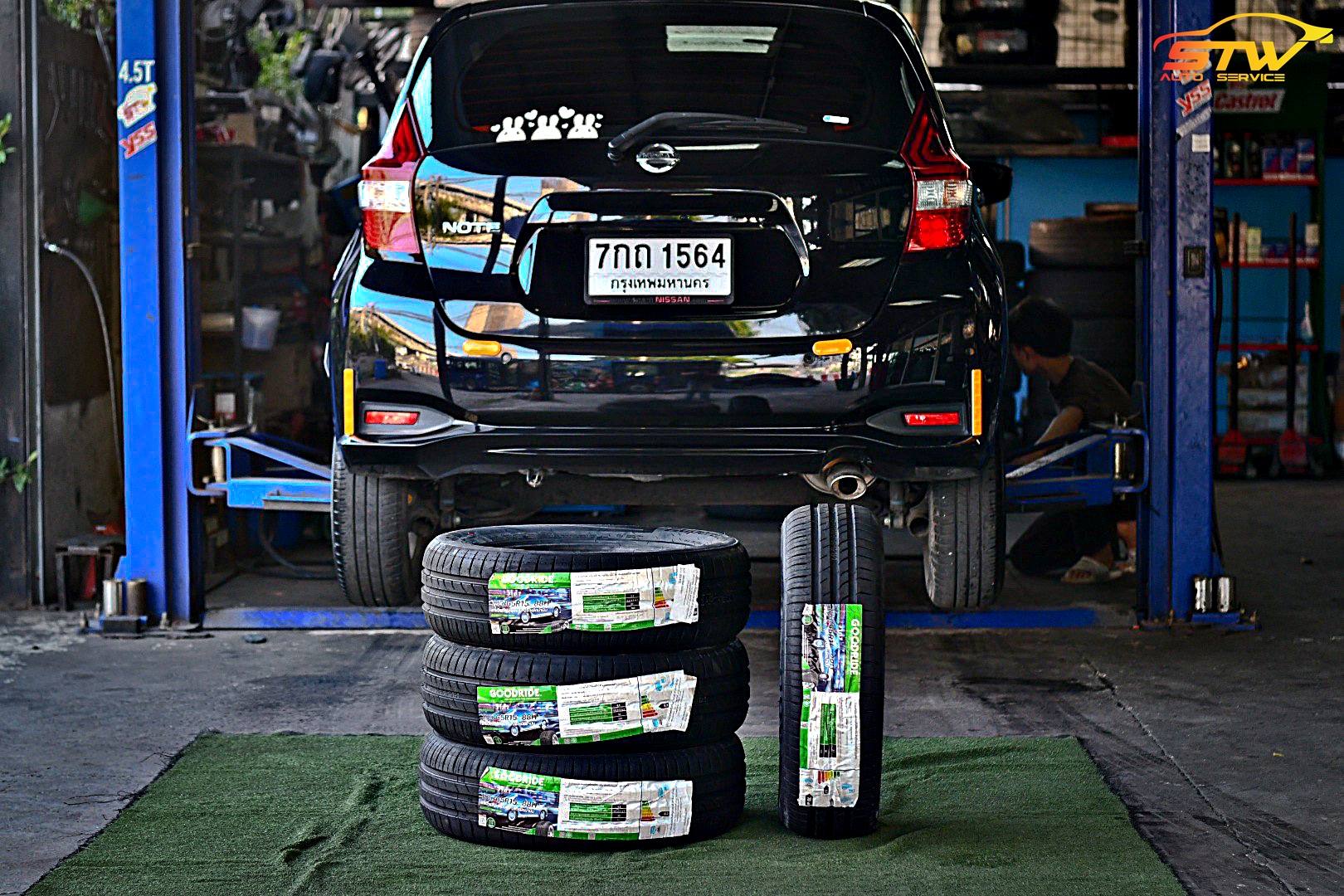 ยาง GOODRIDE ZuperEco Z-107 185/65R15 88H ติดตั้งใส่ NISSAN NOTE