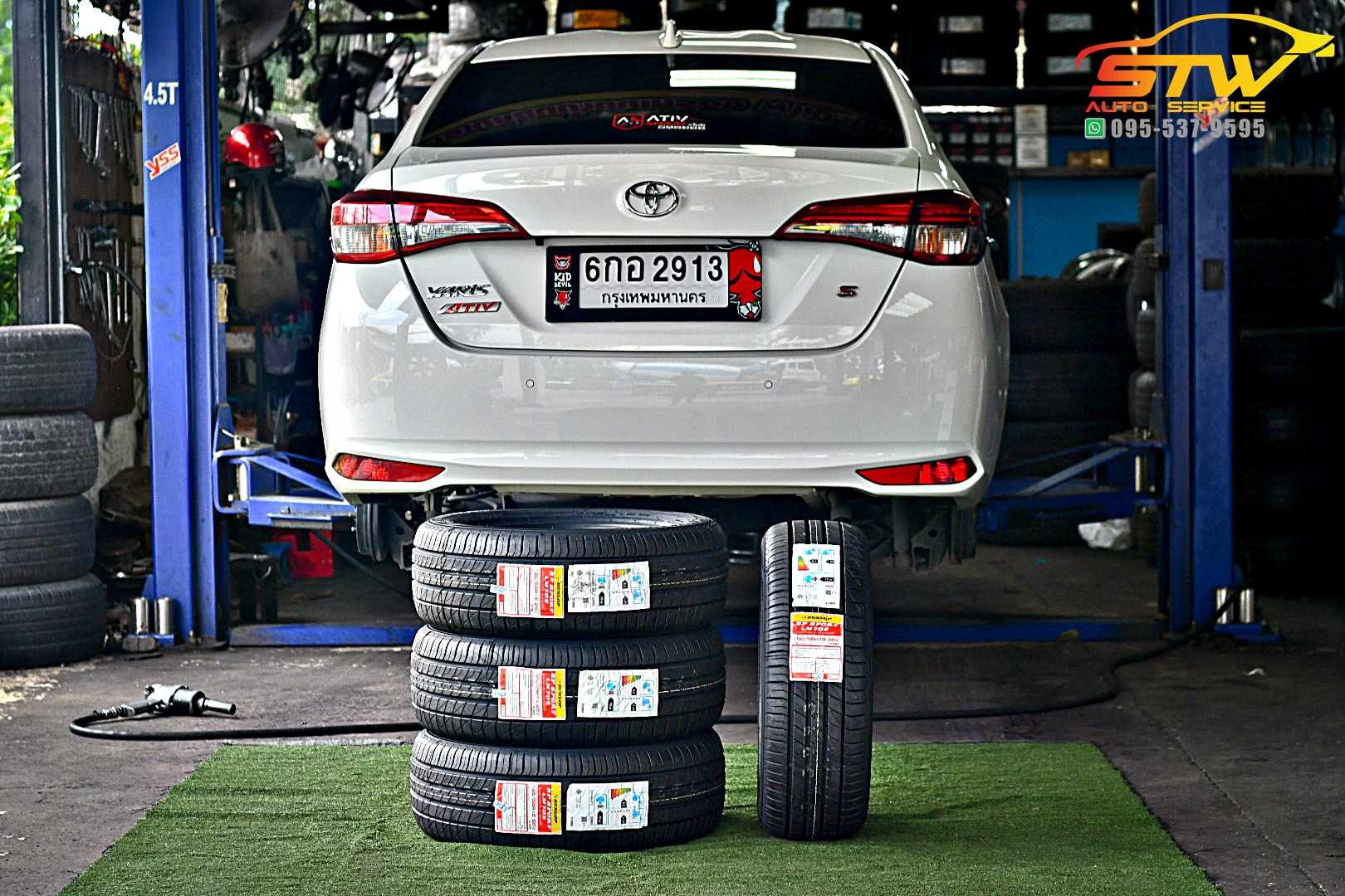 ยางใหม่ DUNLOP SP SPORT LM705 195/55R15 85V
