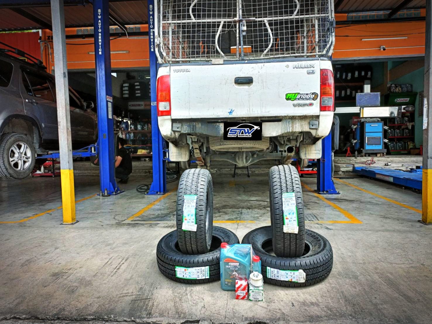 ยาง GOODRIDE SC326 215/70R15 109/107R 225/75R15 116/114Q ติดตั้งใส่ TOYOTA VIGO