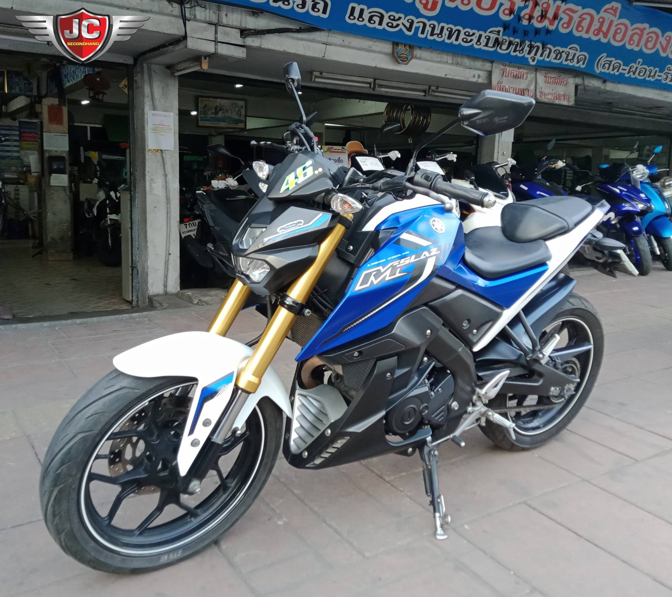 ''รถบ้านมือเดียว''เทิร์นมาอีกคันจร้า YAMAHA M-SLAZ150 จดทะเบียนปี59 สภาพสวยครบคัน เครื่องดีชุดสีเดิมแท้ทั้งคัน