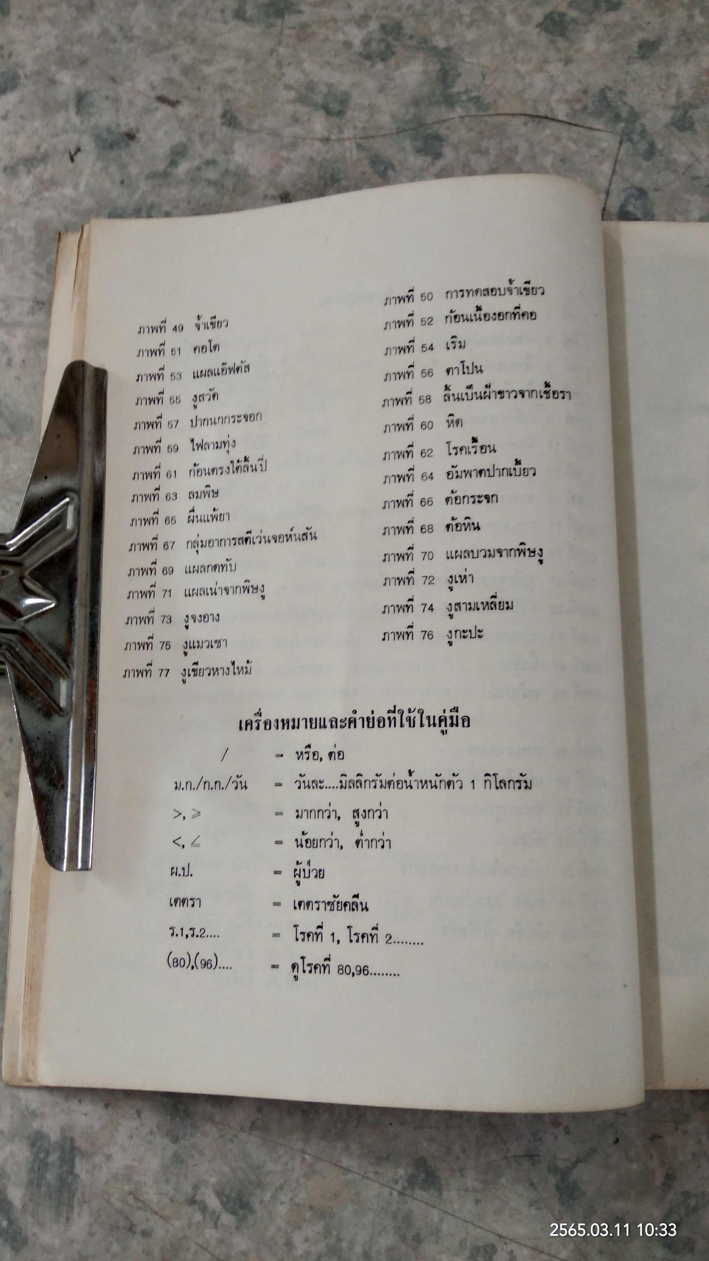 คู่มือการตรวจรักษาโรคเบื้องต้นและการส่งต่อผู้ป่วย /(ฉบับแก้ไขเพิ่มเติม)