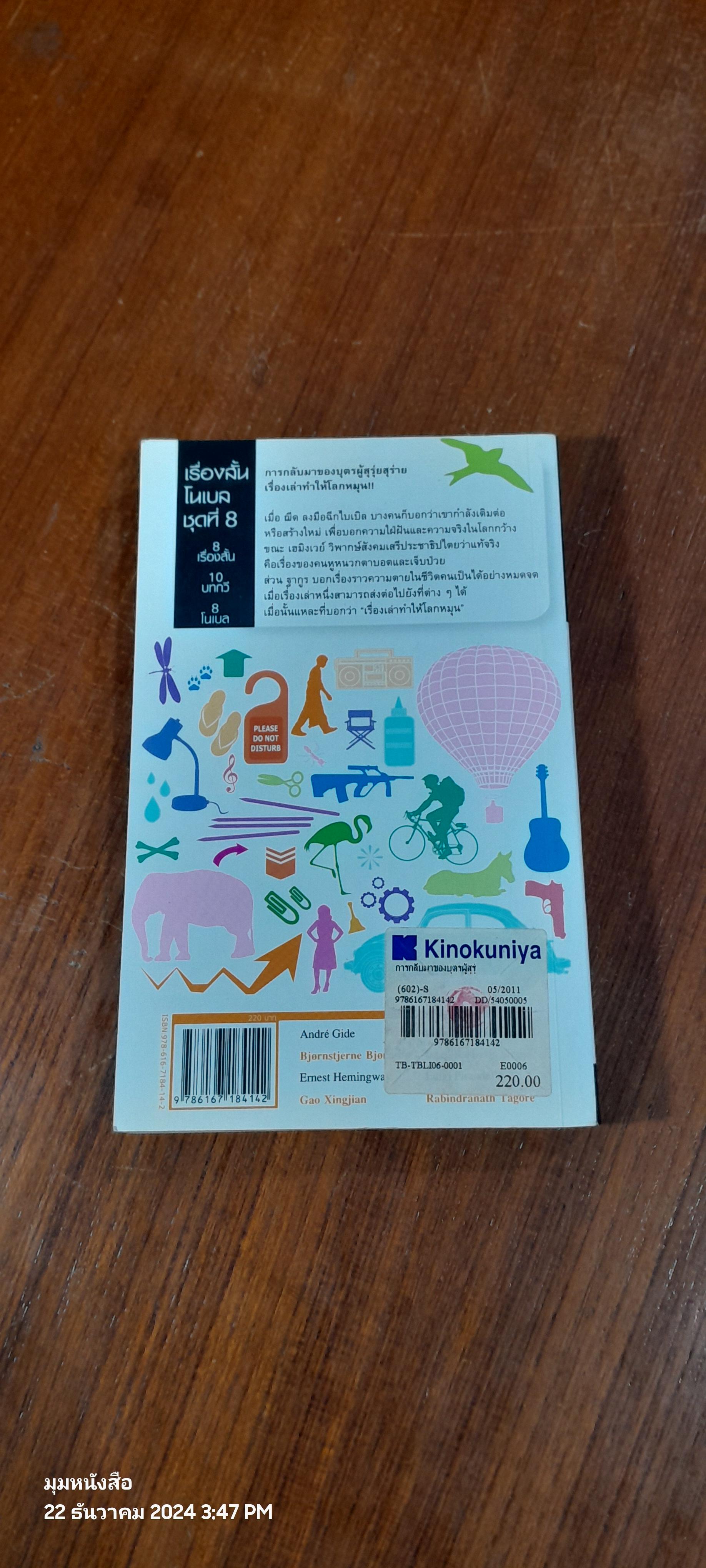 การกลับมาของบุตรผู้สุรุ่ยสุร่าย / วิมล กุณราชา แปล