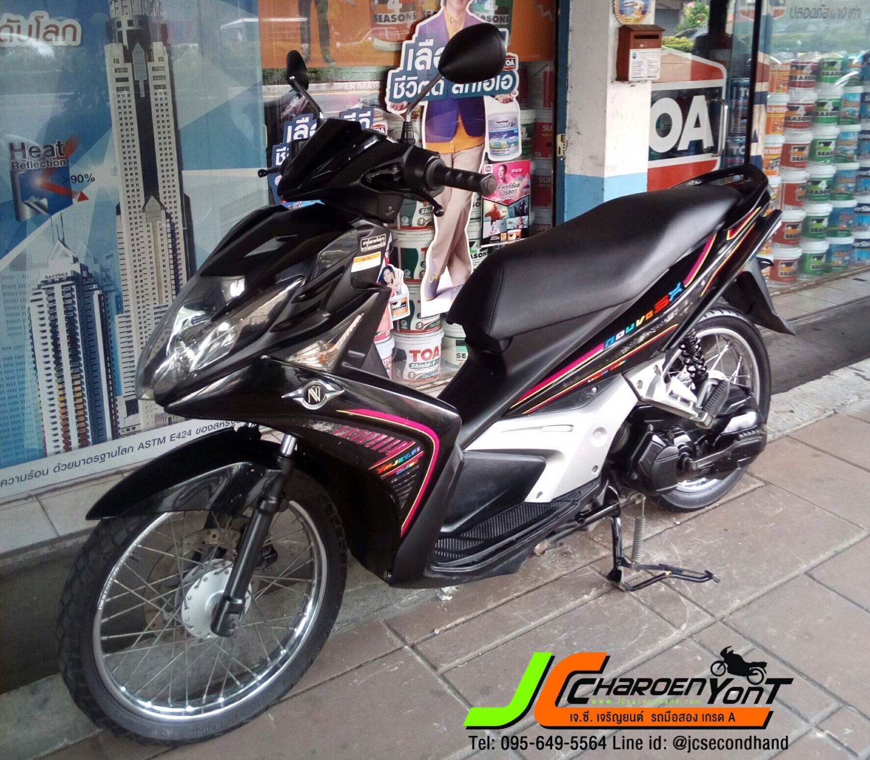 "รถมาใหม่สภาพดีน่าใช้งาน" YAMAHA NOUVO SX125 จดทะเบียนปลายปี 56 สภาพโดยรวมเดิมหมดทั้งคัน
