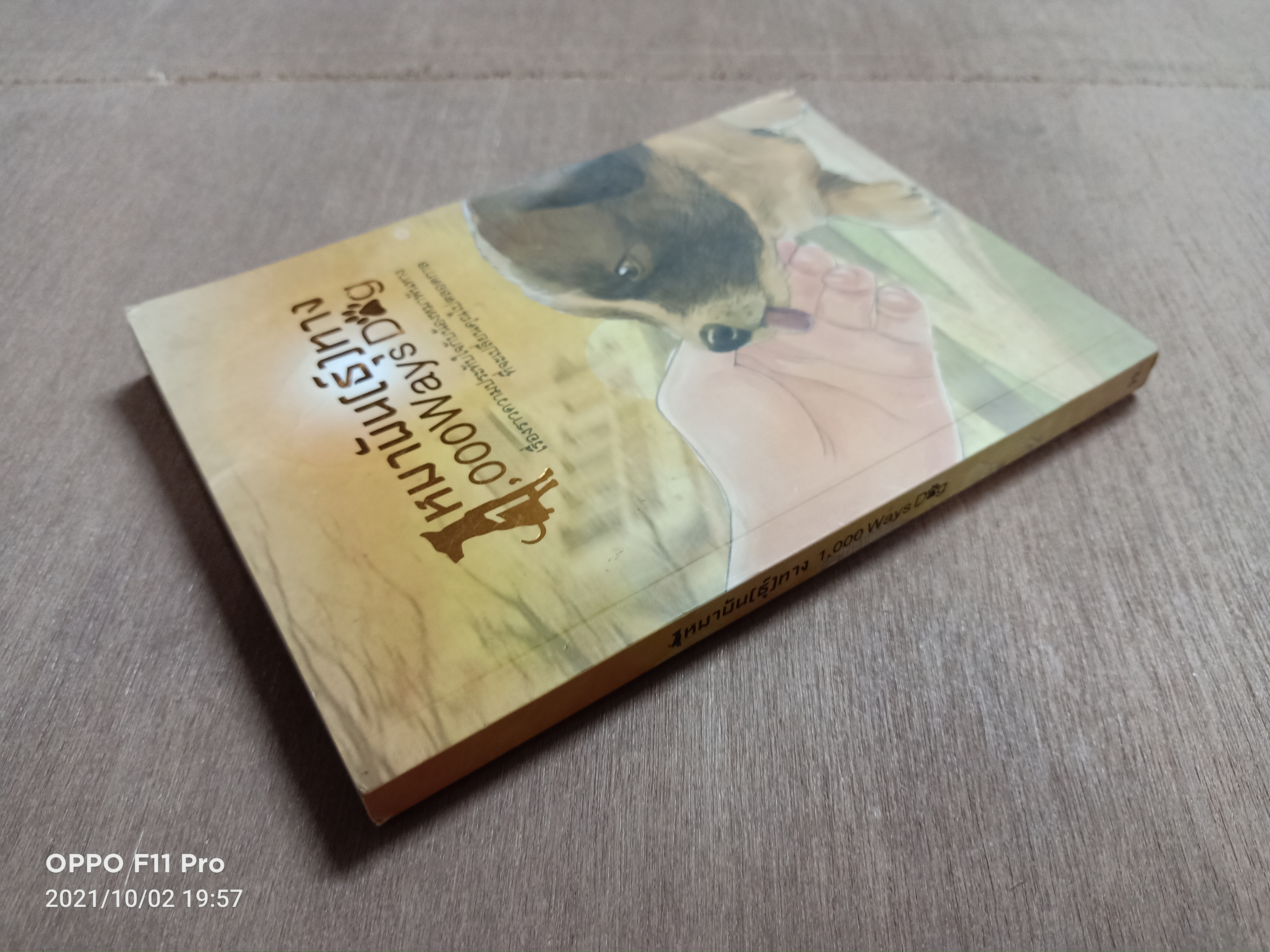 หมาพัน(ธุ์)ทาง 1000 Ways Dog(หนังสือมีรอยด้านในสันหนังสือตามรูปที่ถ่าย) / ชัยวัฒน์ ดำรงกิจกุลชัย