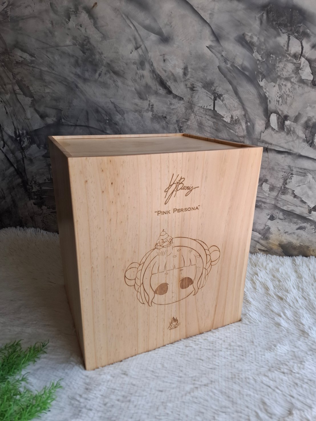 กล่องไม้ใส่โมเดล