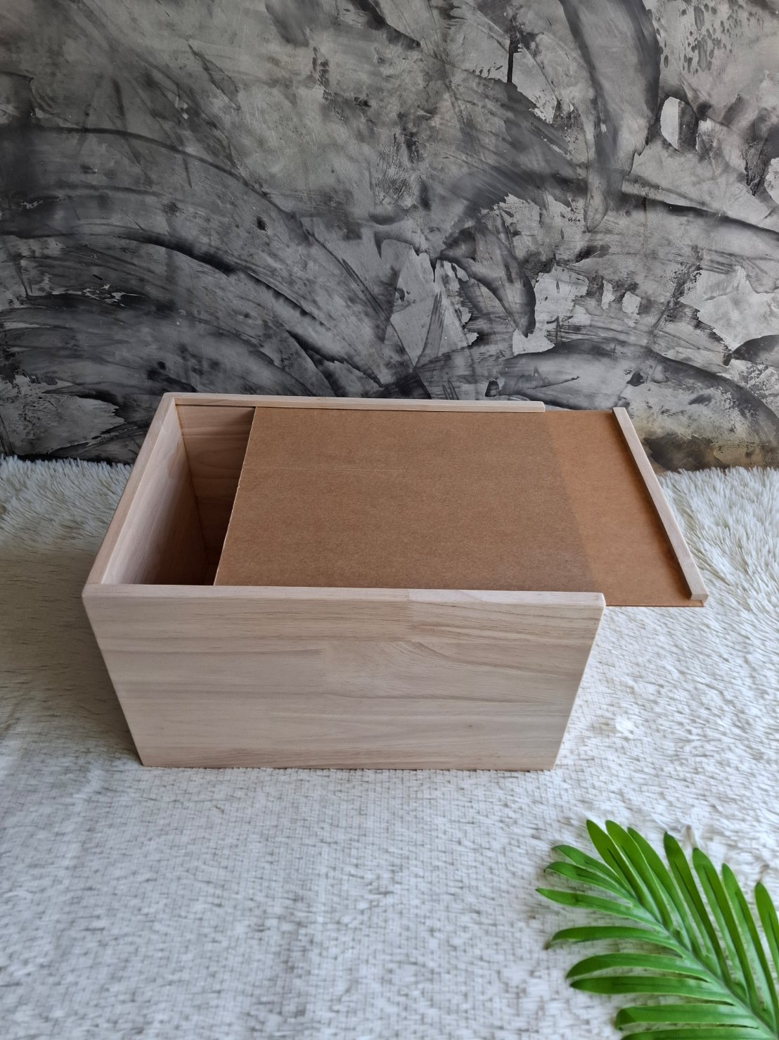 กล่องไม้ยางพาราประสาน