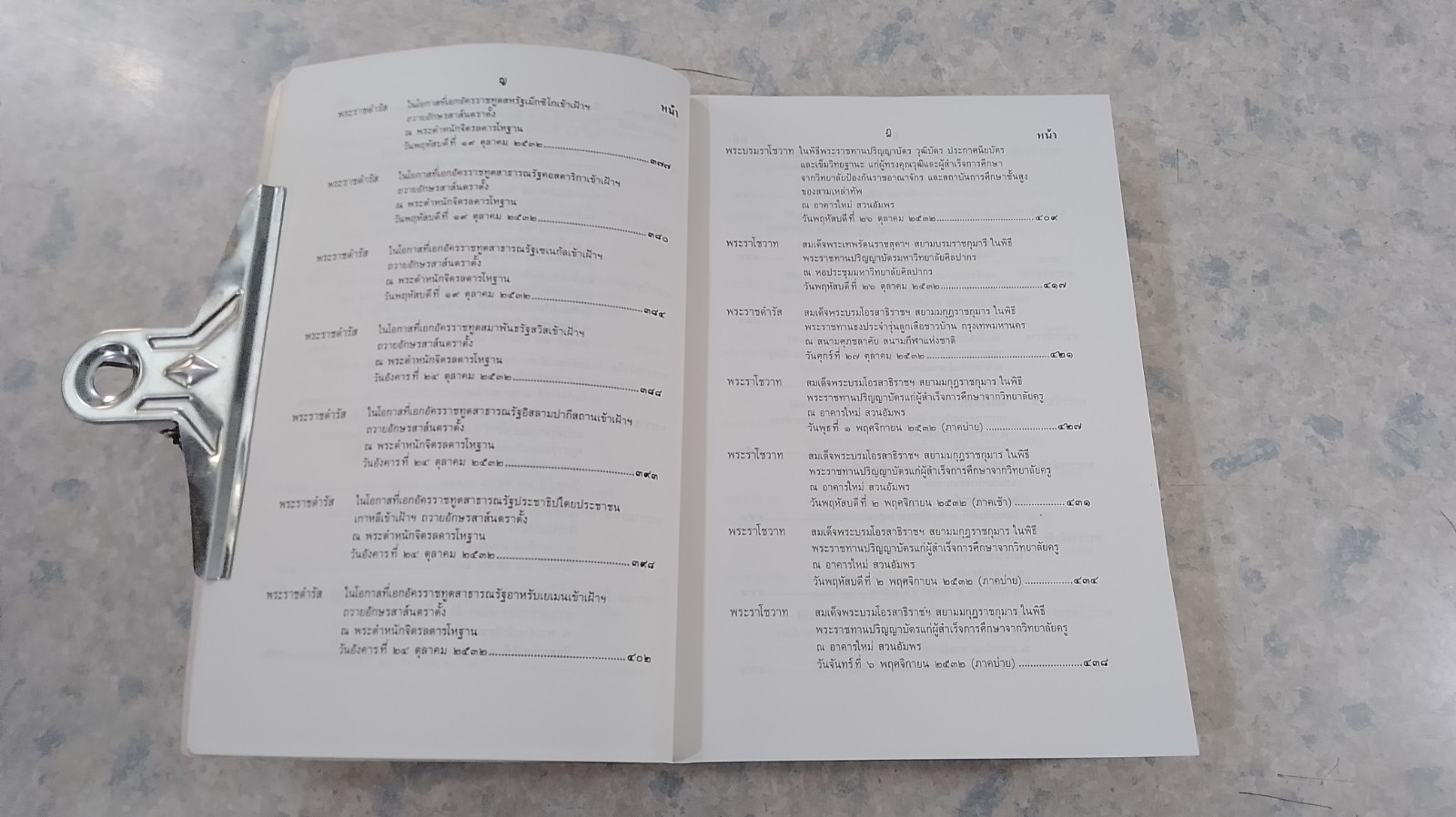 ประมวลพระราชดำรัส และ พระบรมราโชวาท พุทธศักราช ๒๕๓๒ (สภาพไม่สมบูรณ์)