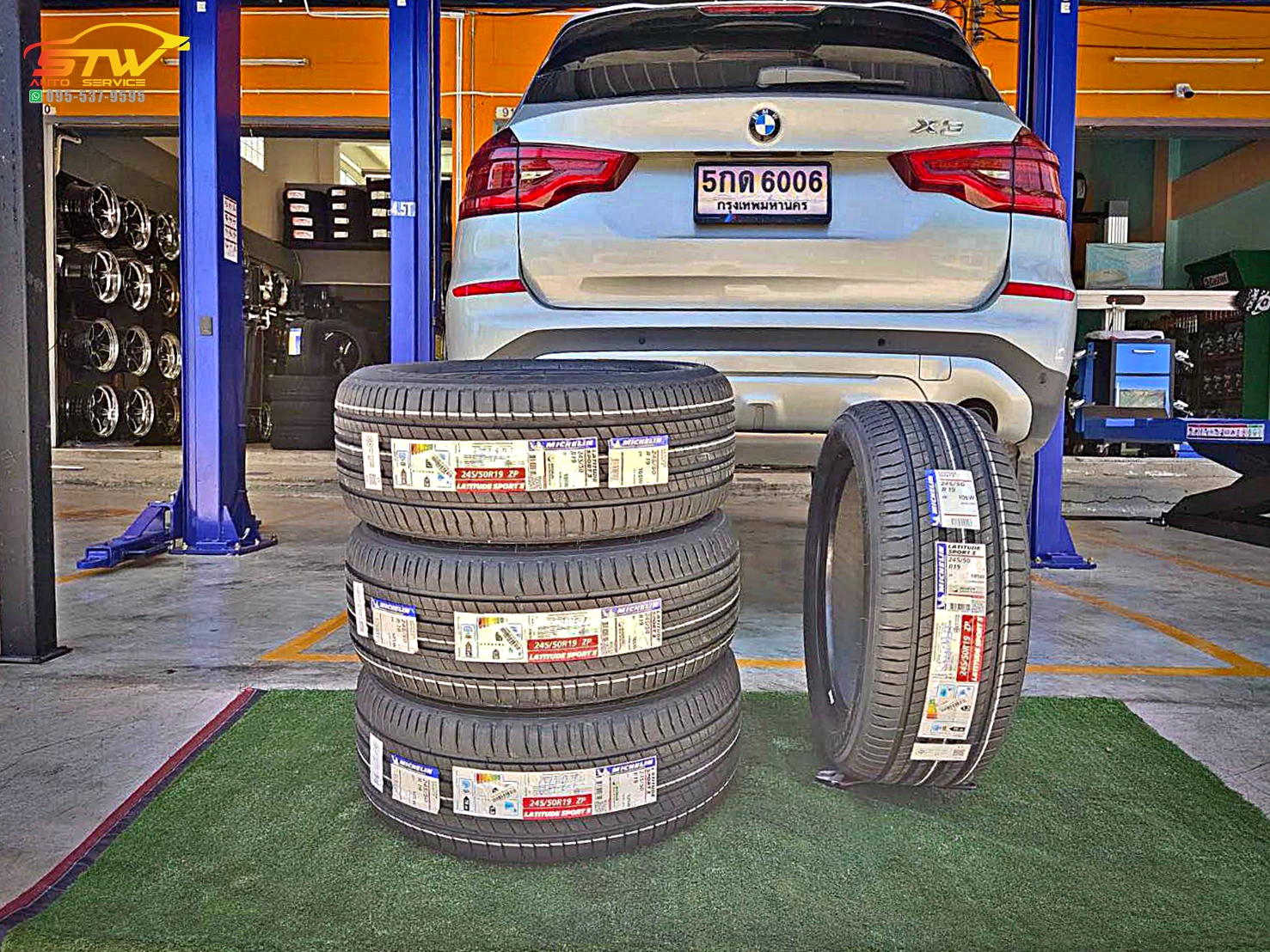 ยางใหม่ MICHLIN LATITUDE SPORT 3 ZP 245/50R19 105W