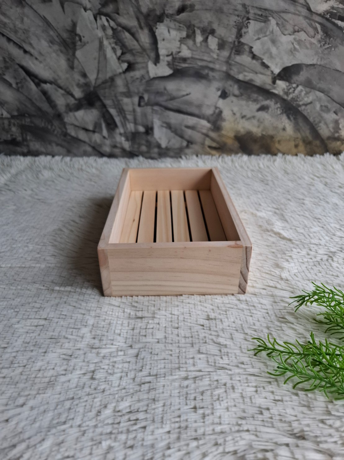 ถาดไม้สนใส่อาหาร