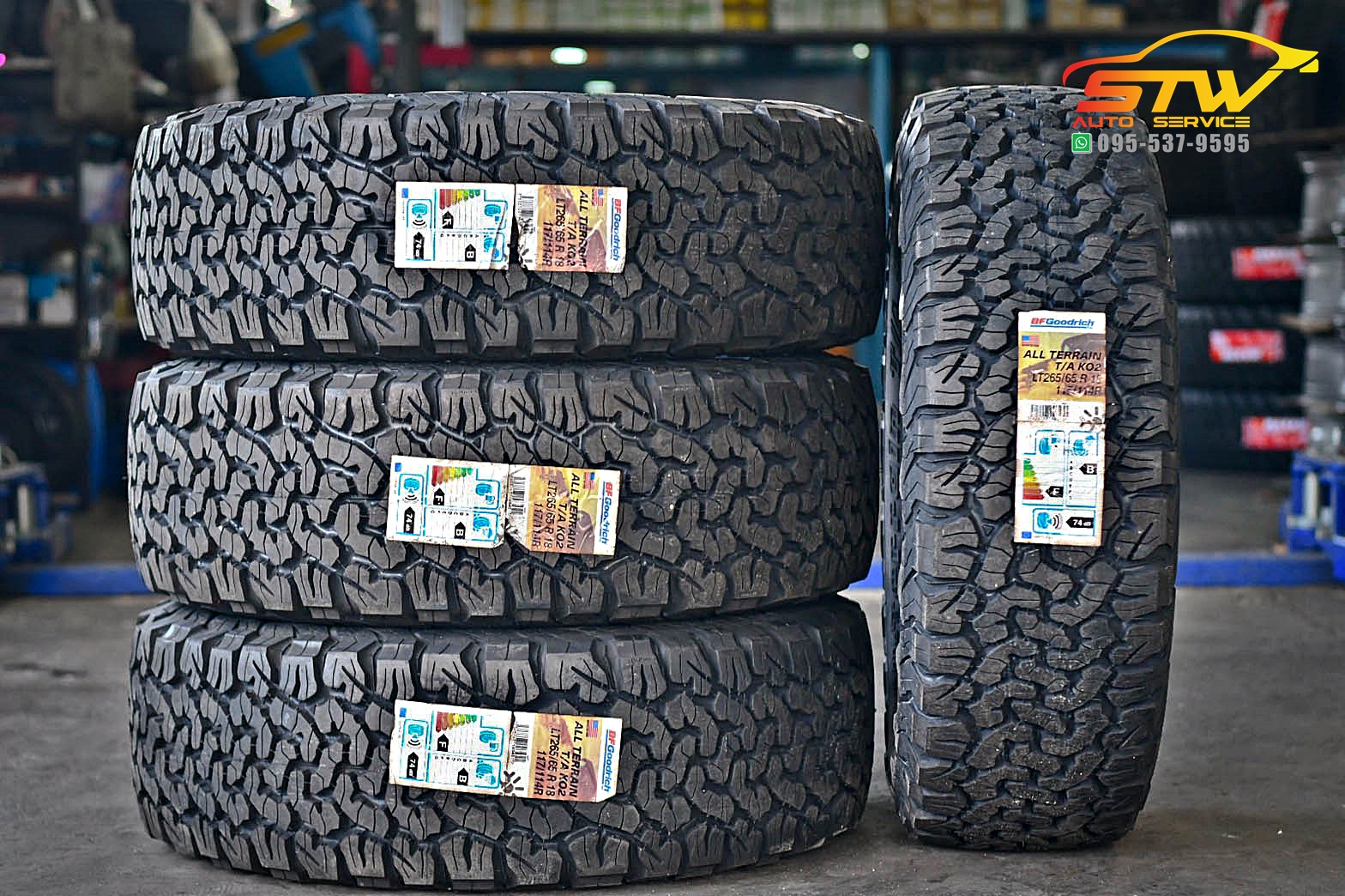 ยางใหม่ BF Goodrich All-Terrain T/A KO2 265/65R18 117/114R PR8