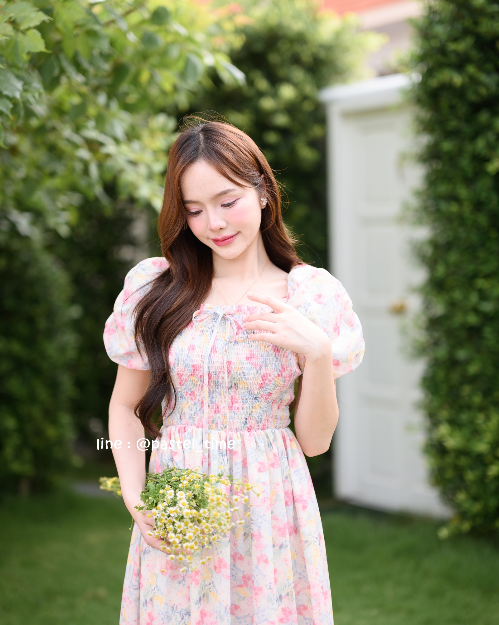 Fiore Smock Midi Dress