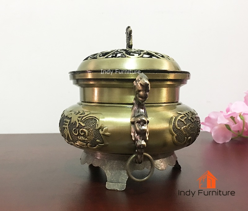 ที่จุดกำยาน รุ่น Lnw โลหะสีทองเหลือง ขนาดใหญ่