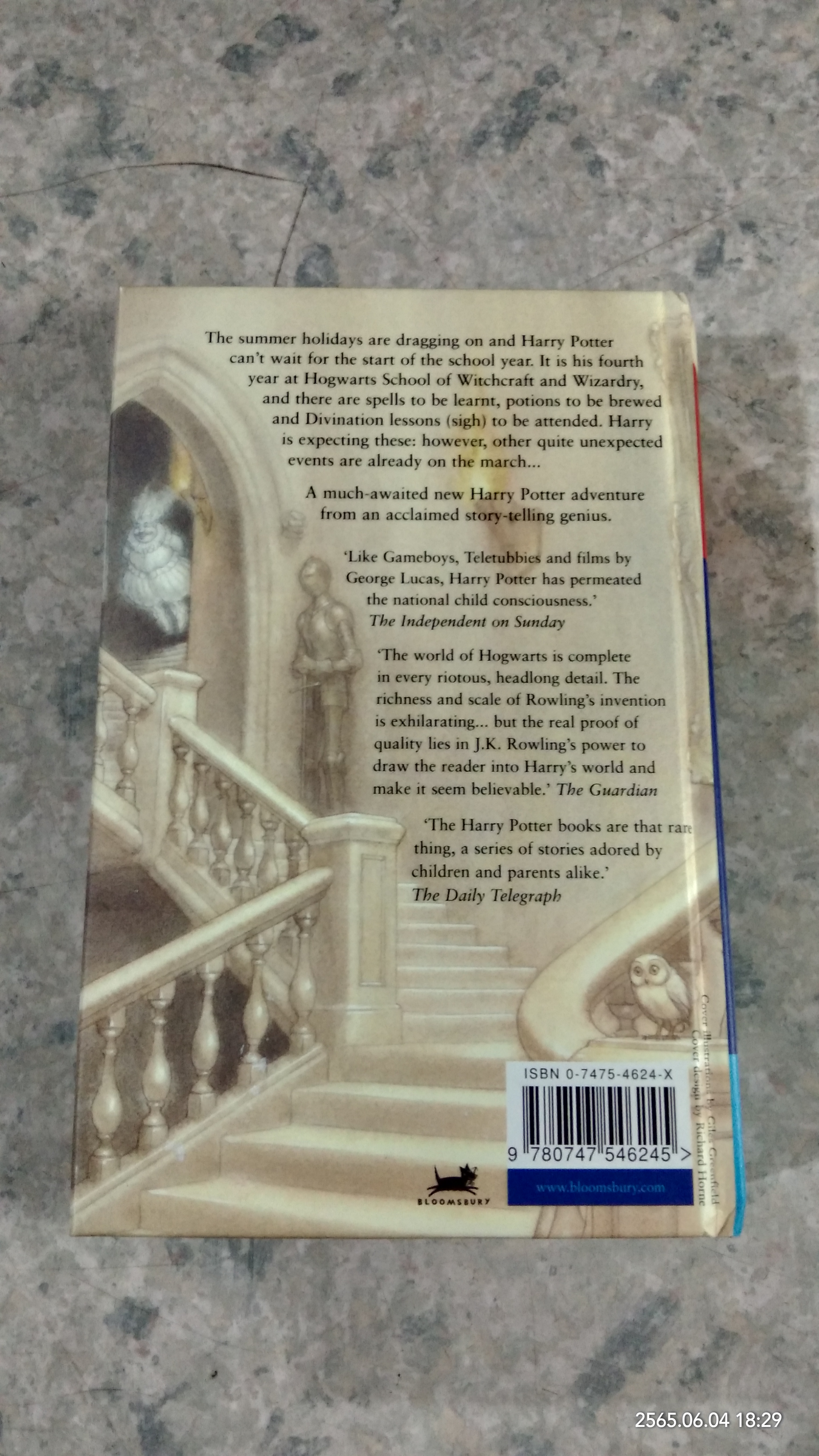 HARRY POTTER and the Goblet of Fire (มีรอยโดนน้ำ) / J.K.ROWLING