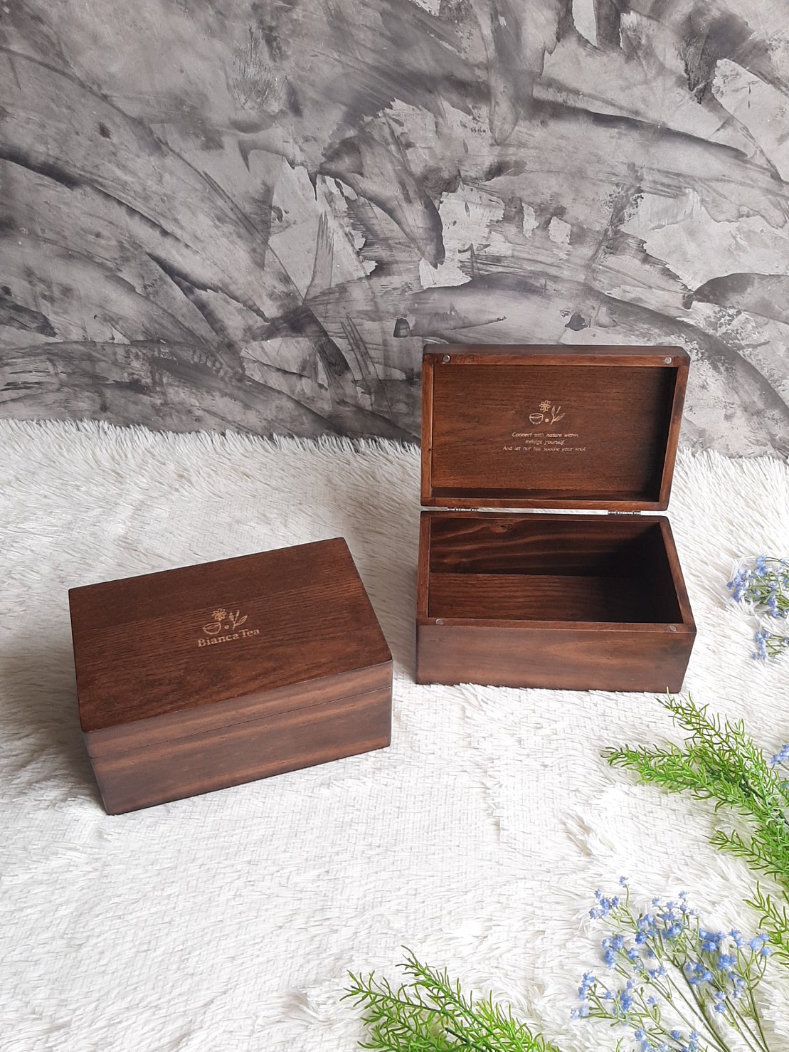 กล่องไม้ใส่ชา