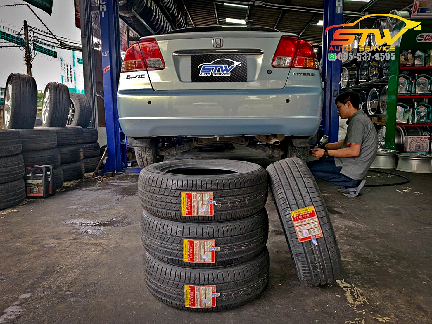 ยางใหม่ DUNLOP SP SPORT LM705 185/65R14 86H