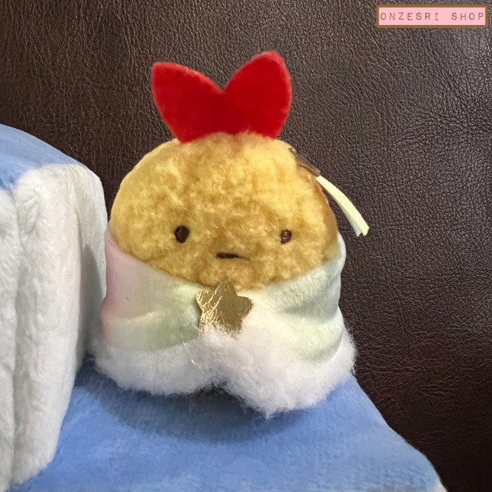 เซ็ตบ้านตุ๊กตา Sumikko Gurashi Hoshizora Sampo เป็นแบบหอดูดาว มาพร้อมตุ๊กตาไซส์ SS 2 ตัว (Tokage, หางกุ้งเทมปุระทอด) ขนาด 21.5 x 20 x 9.5 ซม.