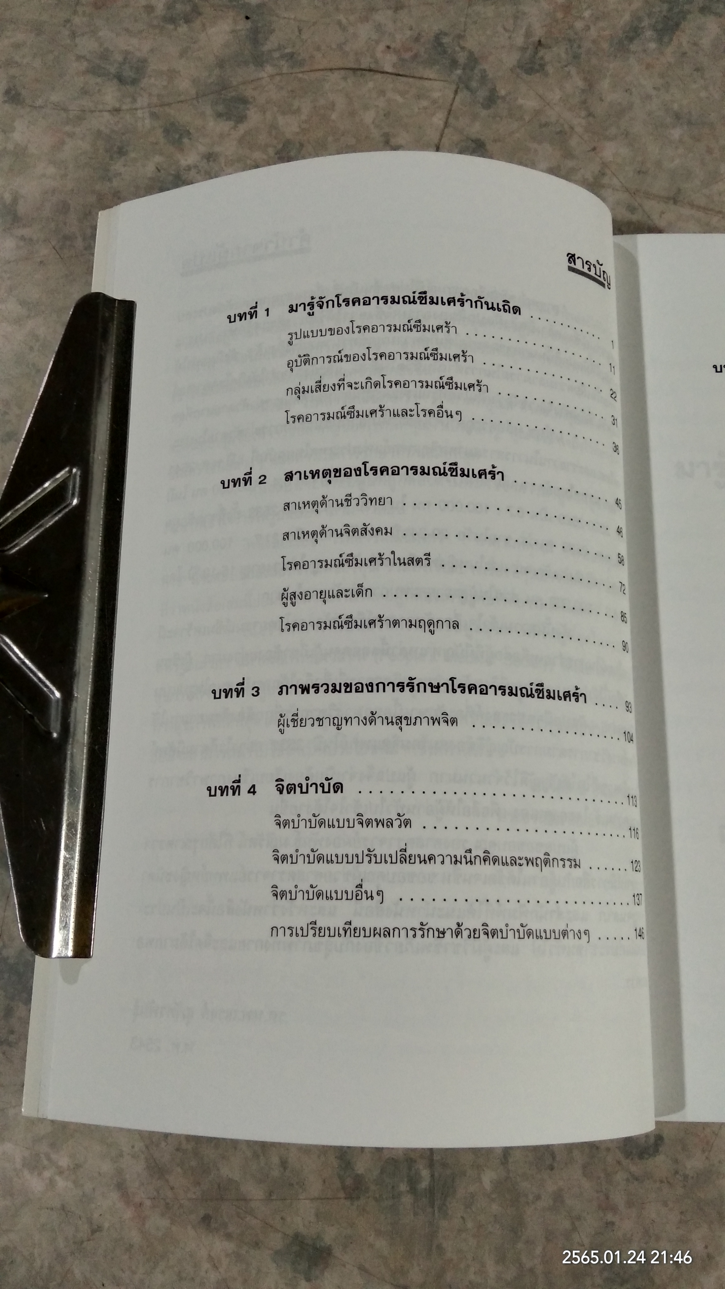 โรคอารมณ์ซึมเศร้า / รศ.นพ.ณรงค์ สุภัทรพันธุ์