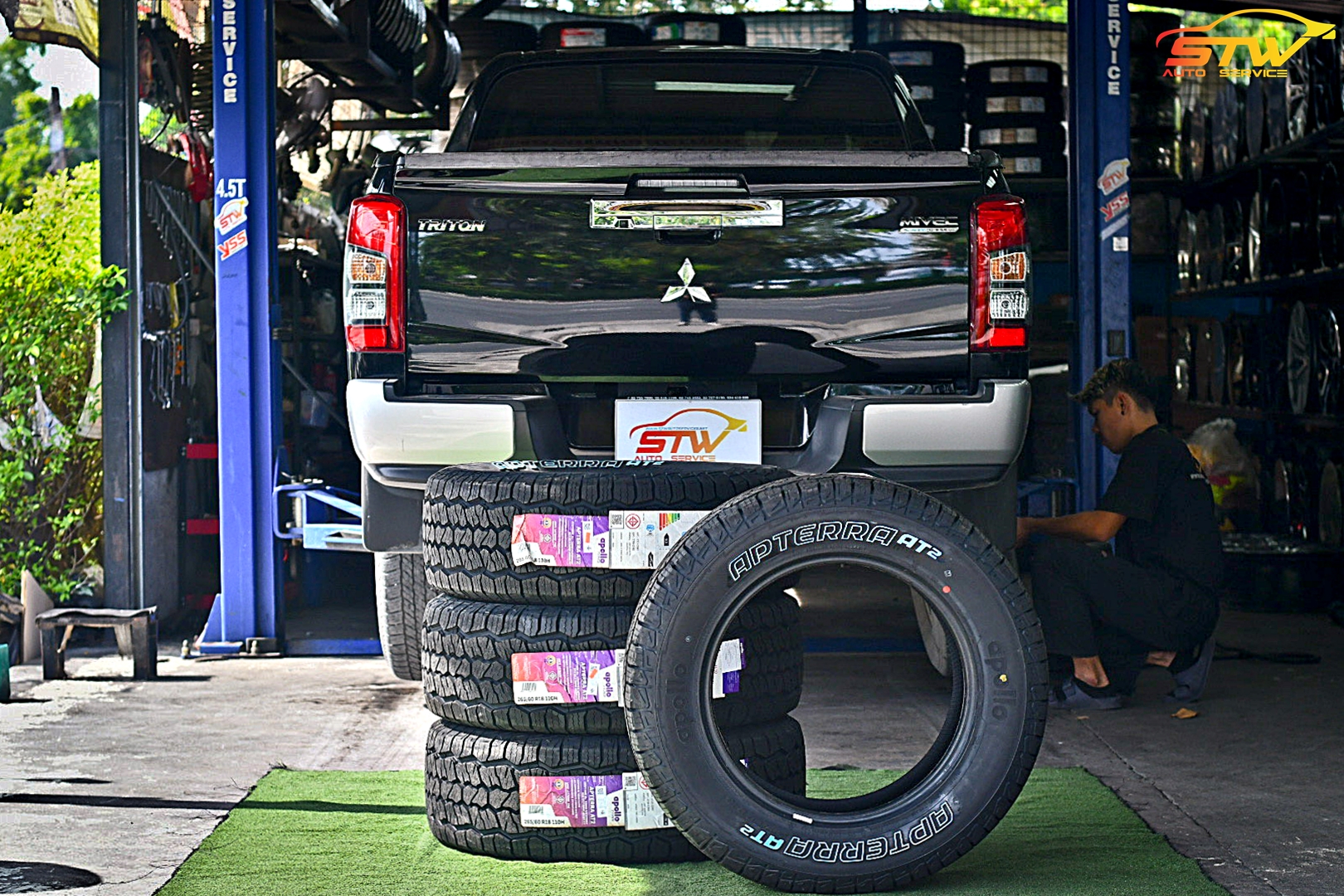 เปลี่ยนยาง MITSUBISHI TRITON APOLLO APTERRA AT2 265/60R18 110H