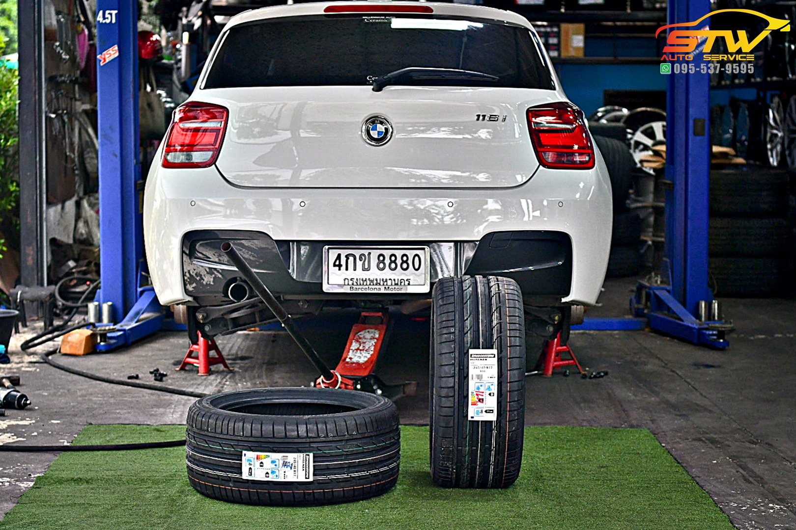 ยางใหม่ BRIDGESTONE POTENZA S001 RFT *Runflat 245/40R17 91W