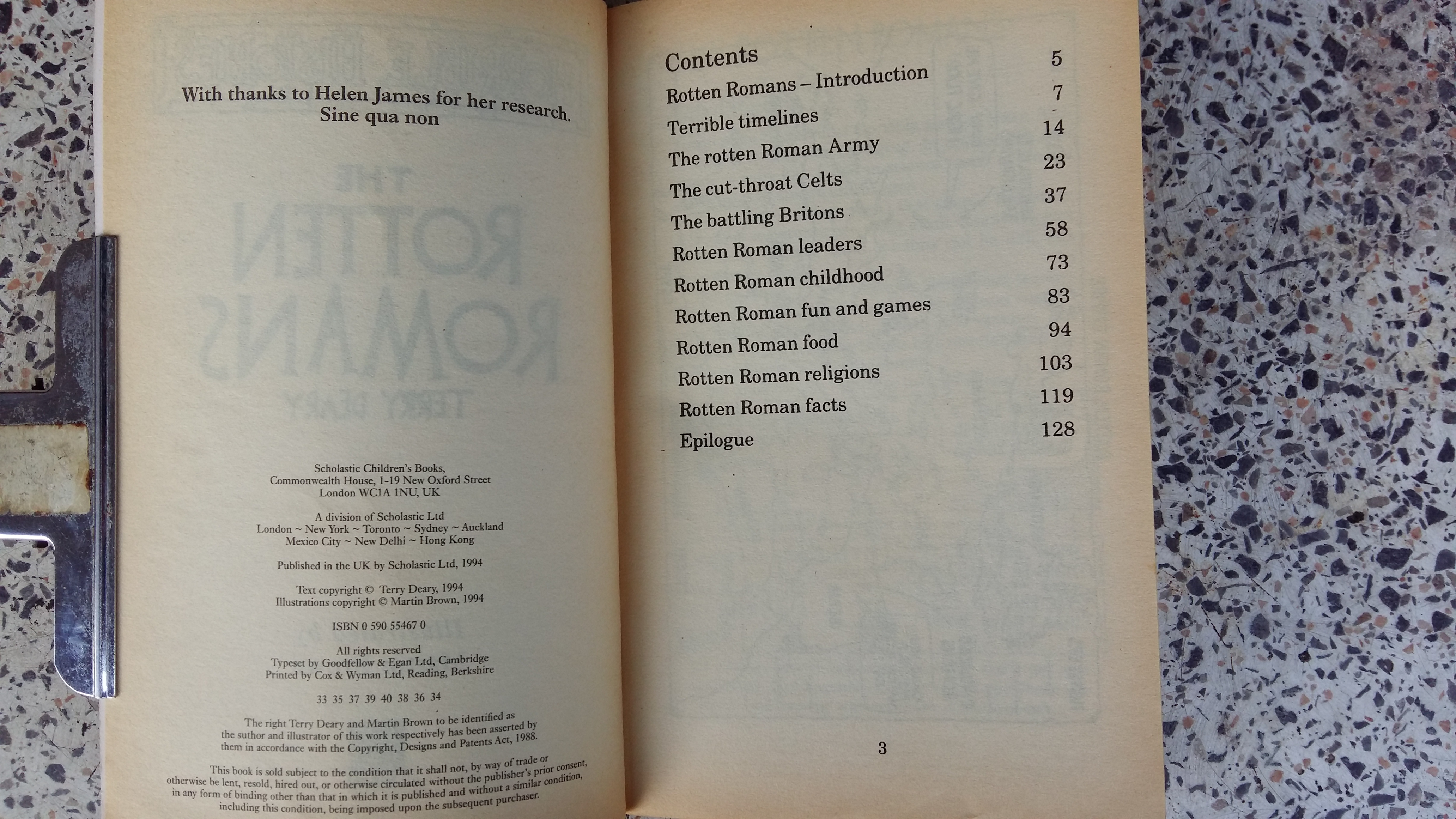 THE ROTTEN ROMANS / Terry Deary