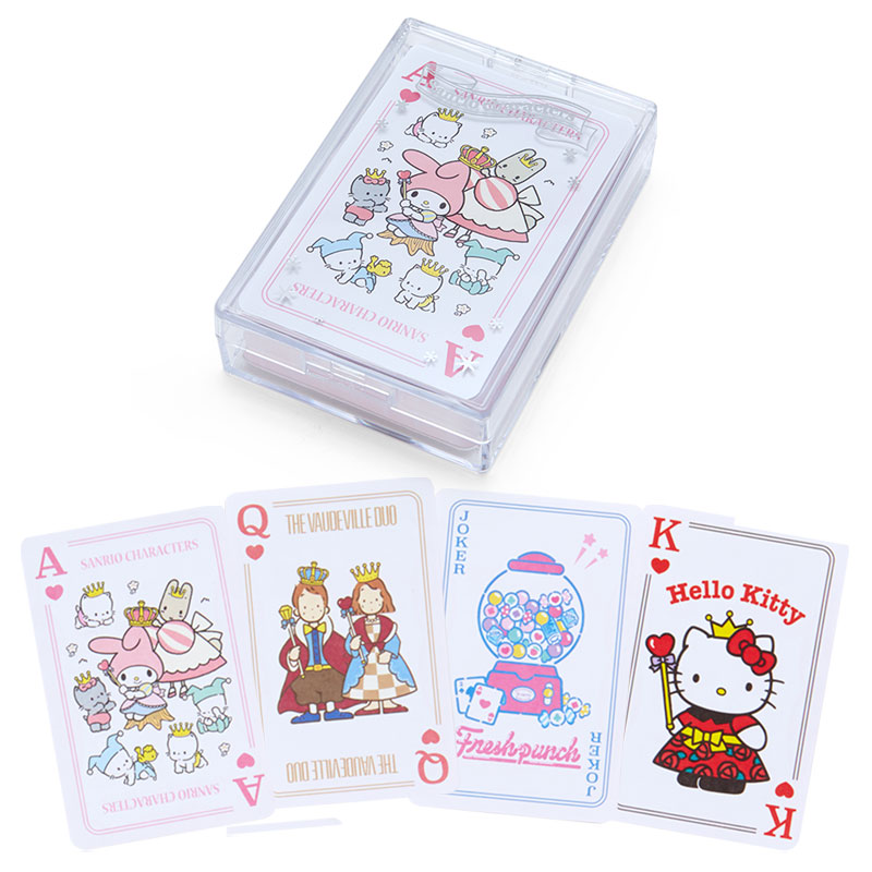 กล่องกระดาษโน้ต Forever Sanrio ลายรวม Sanrio Characters ทำเป็นแบบกล่องไพ่ มีกระดาษ 4 ลาย รวม 140 แผ่น ขนาด 6.4 x 9.5 x 2.5 ซม.