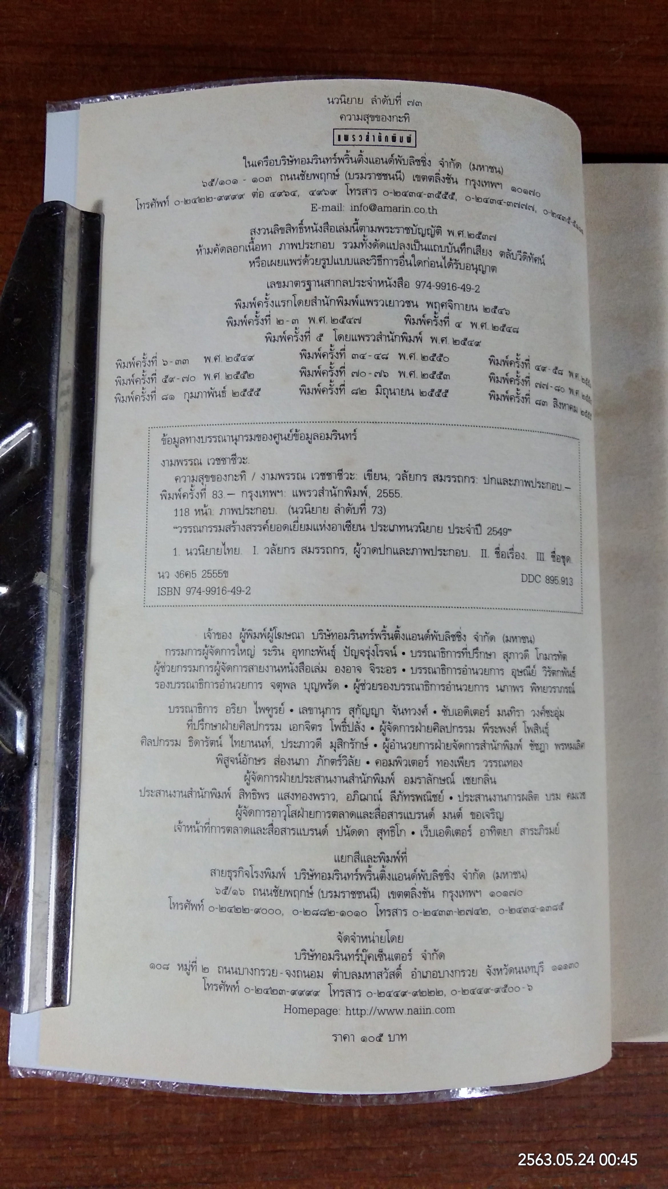 ความสุขของกะทิ / งามพรรณ เวชชาชีวะ