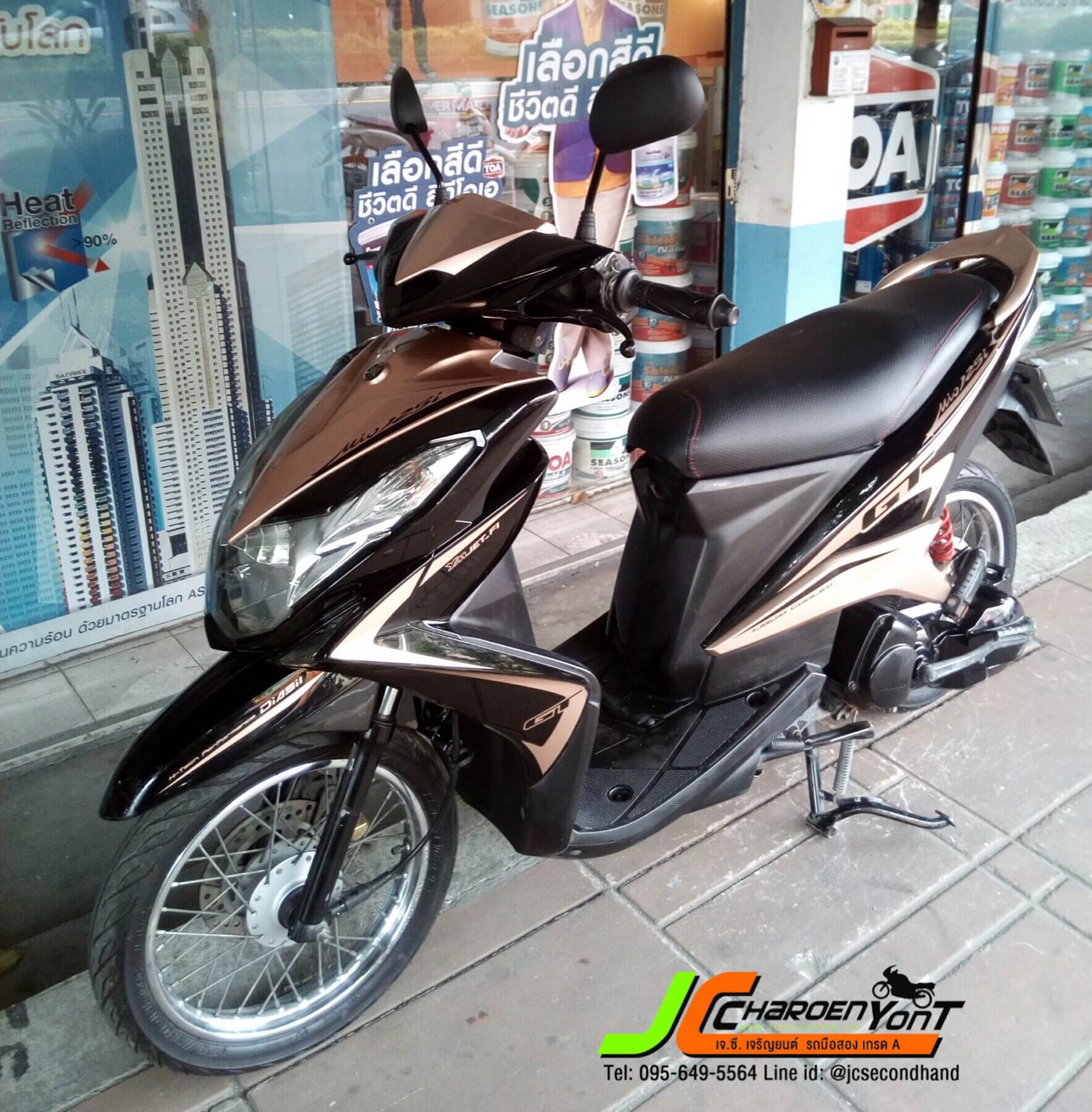 "รถบ้านมือเดียว" เทินร์มา สภาพเดิมน่าใช้จ้าYAMAHA MIO125I จดทะเบียนกลางปี 56 เครื่องดีเดิมๆ