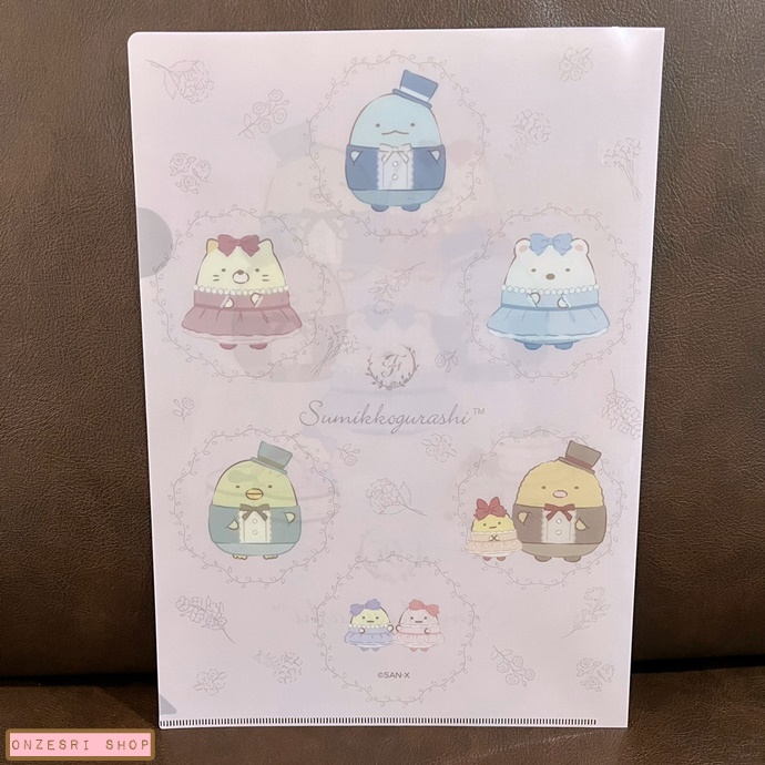 เซ็ตแฟ้ม Sumikko Gurashi Maison de FLEUR (Limited) มี 2 ลายในเซ็ต