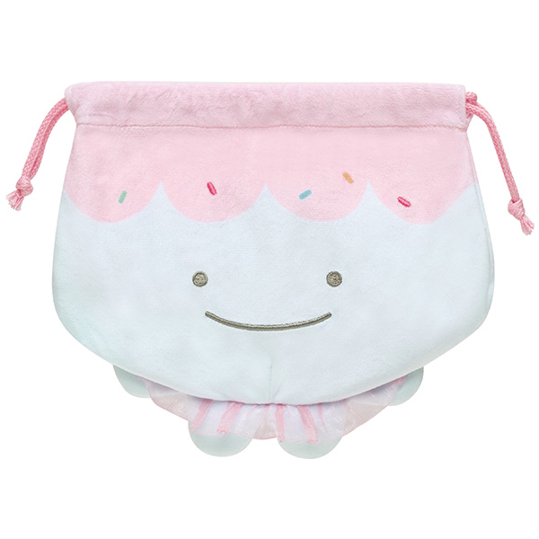กระเป๋ารูดเชือก Jinbesan and Ice Kurage แบบ Ice Kurage ขนาด 14.5 x 19 x 8 ซม.