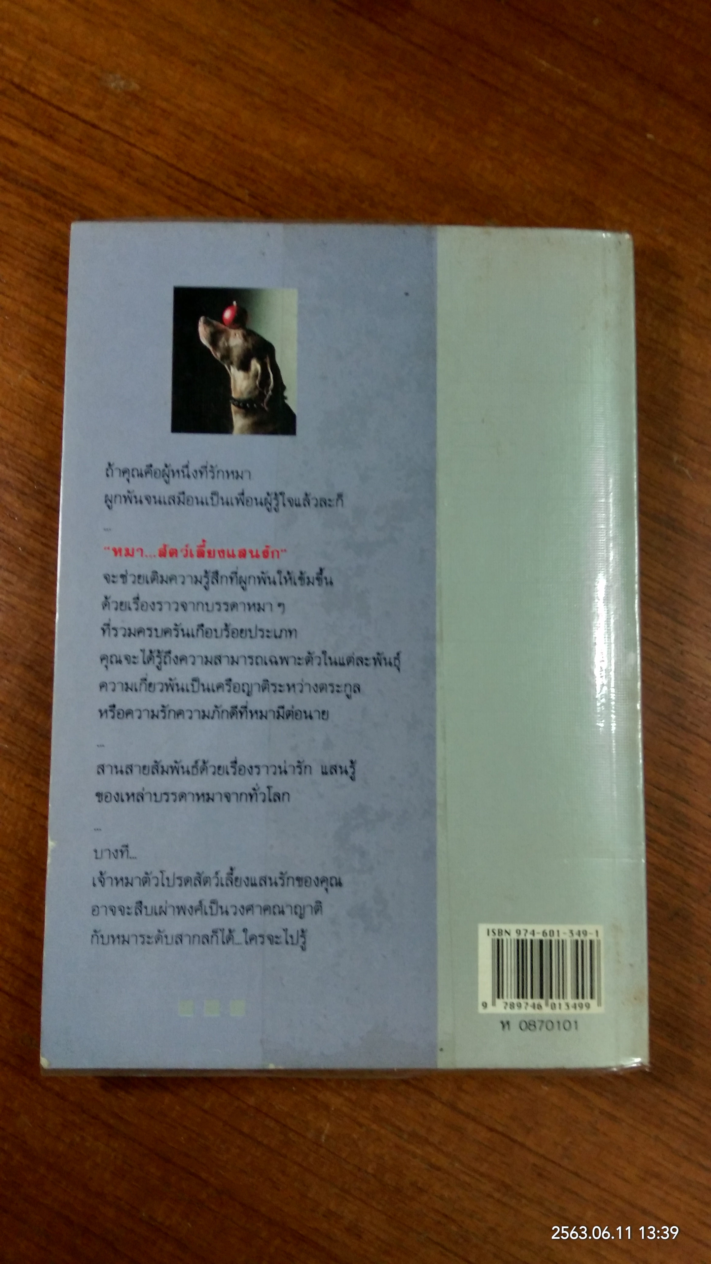 หมาสัตว์เลี้ยงแสนรัก (มีรอยขีดเขียนด้านใน) / จำเนียร เหมะรัต