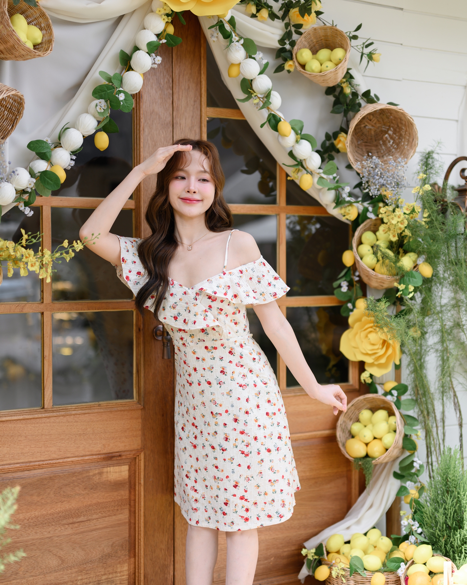 Hanano Yume Off-shoulder Dress