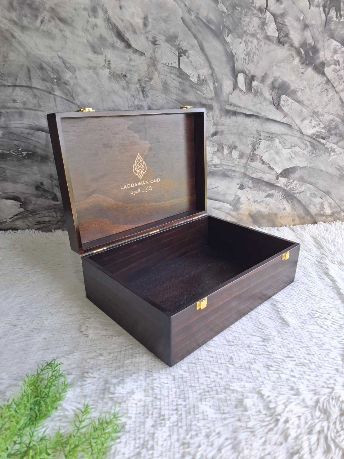 กล่องไม้สนแบบฝาล็อค