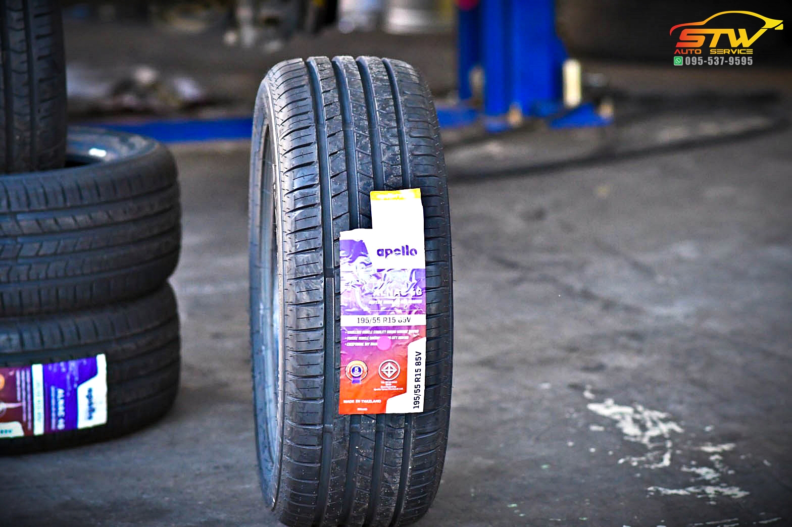 ยางใหม่ APOLLO Alnac 4G 195/55R15